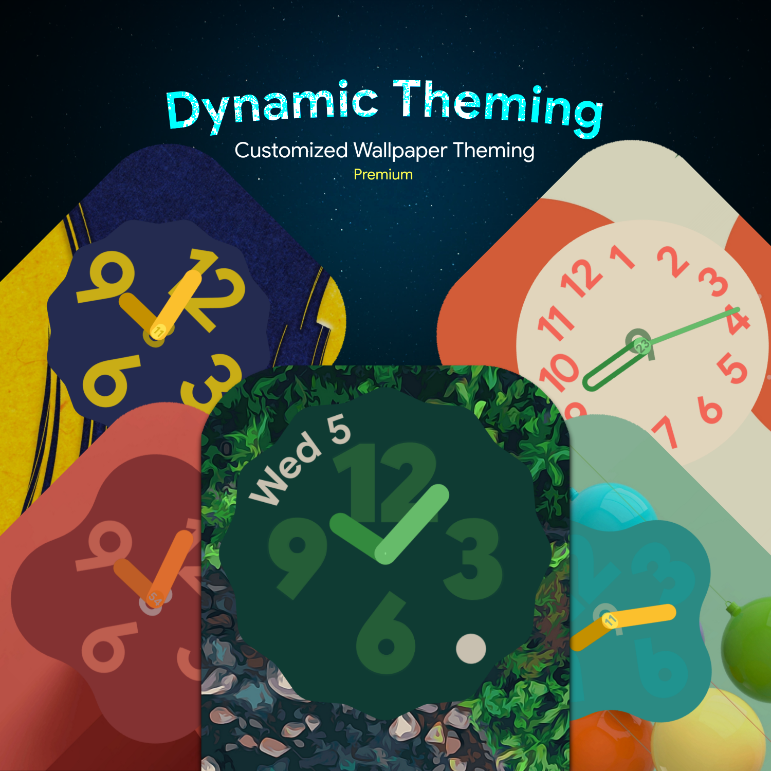 اسکرین شات 5 برنامه Pixel Clock Widgets & Themes