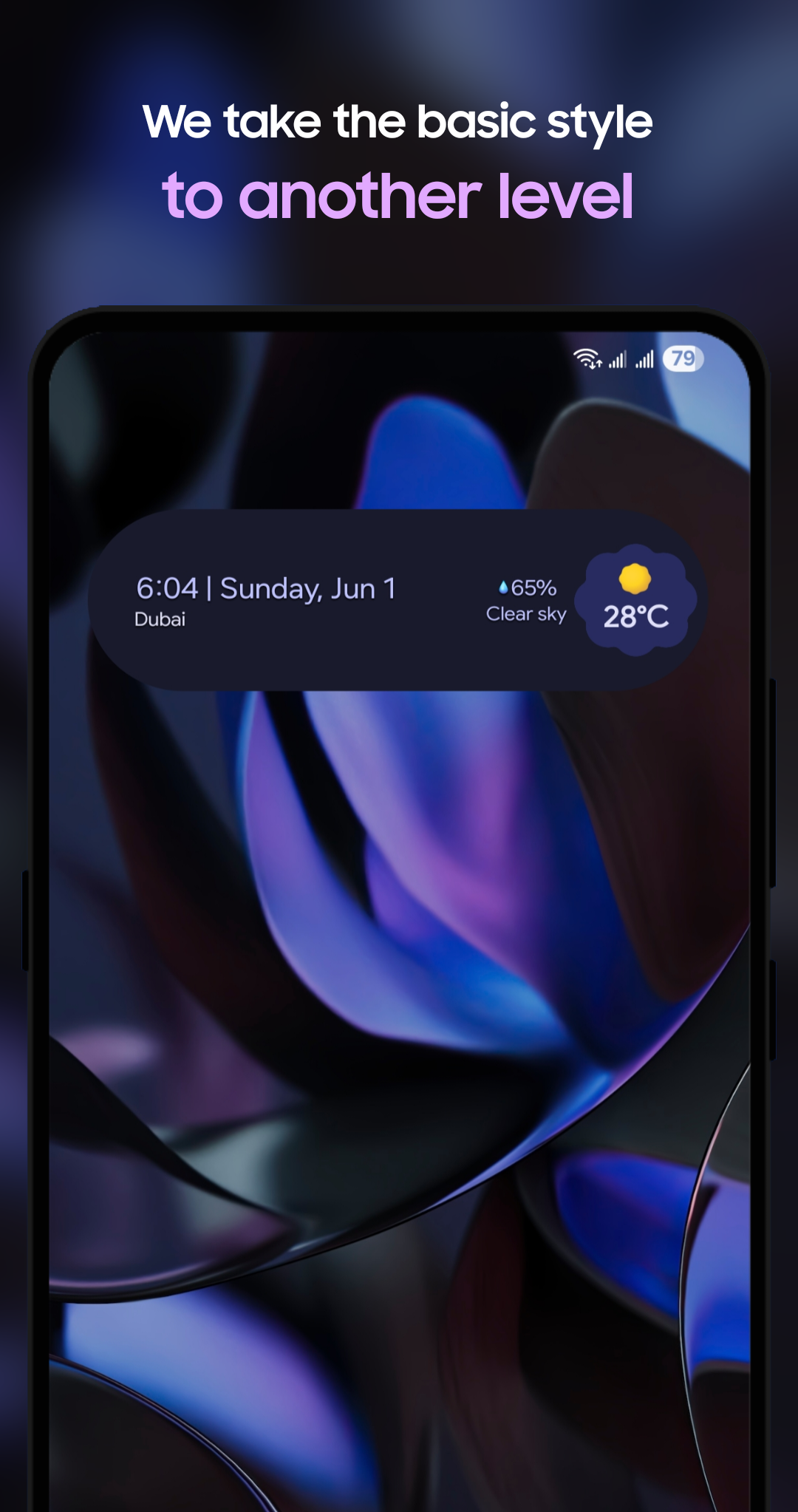 اسکرین شات 4 برنامه Pixel Weather Widget & Themes