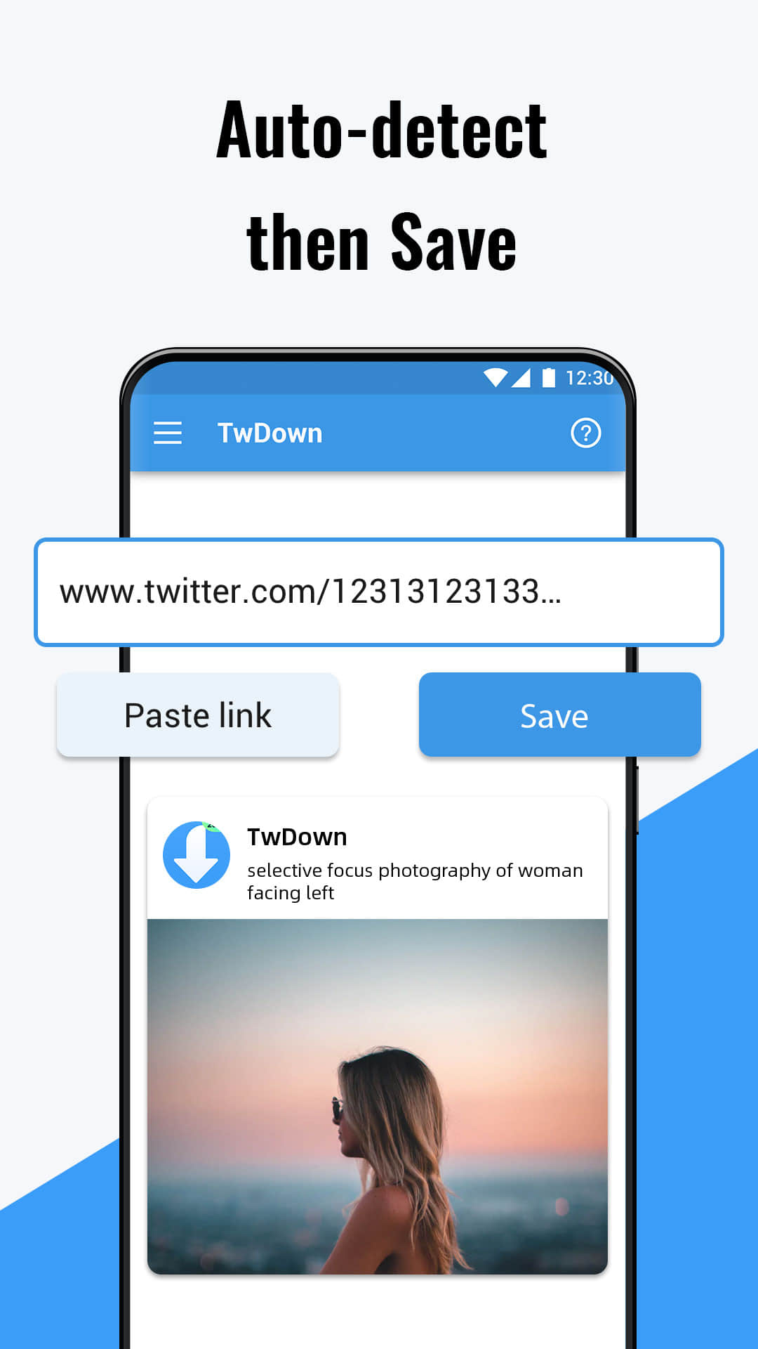 اسکرین شات 2 برنامه X Saver:Download Twitter Video