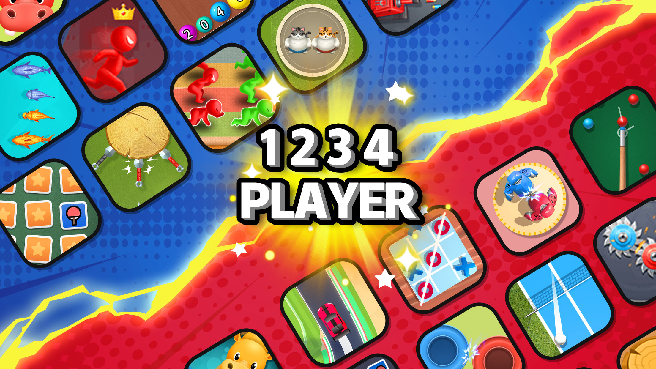 اسکرین شات 1 بازی 2 3 4 Player Games:House Party