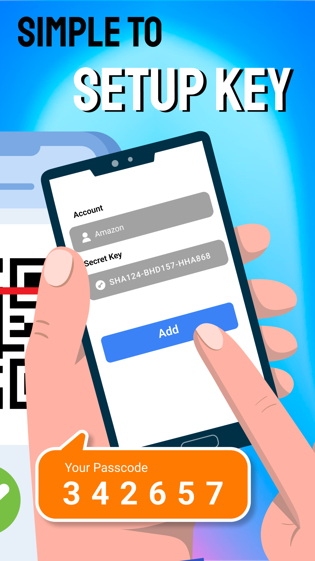 اسکرین شات 3 برنامه Authenticator: 2FA, Password