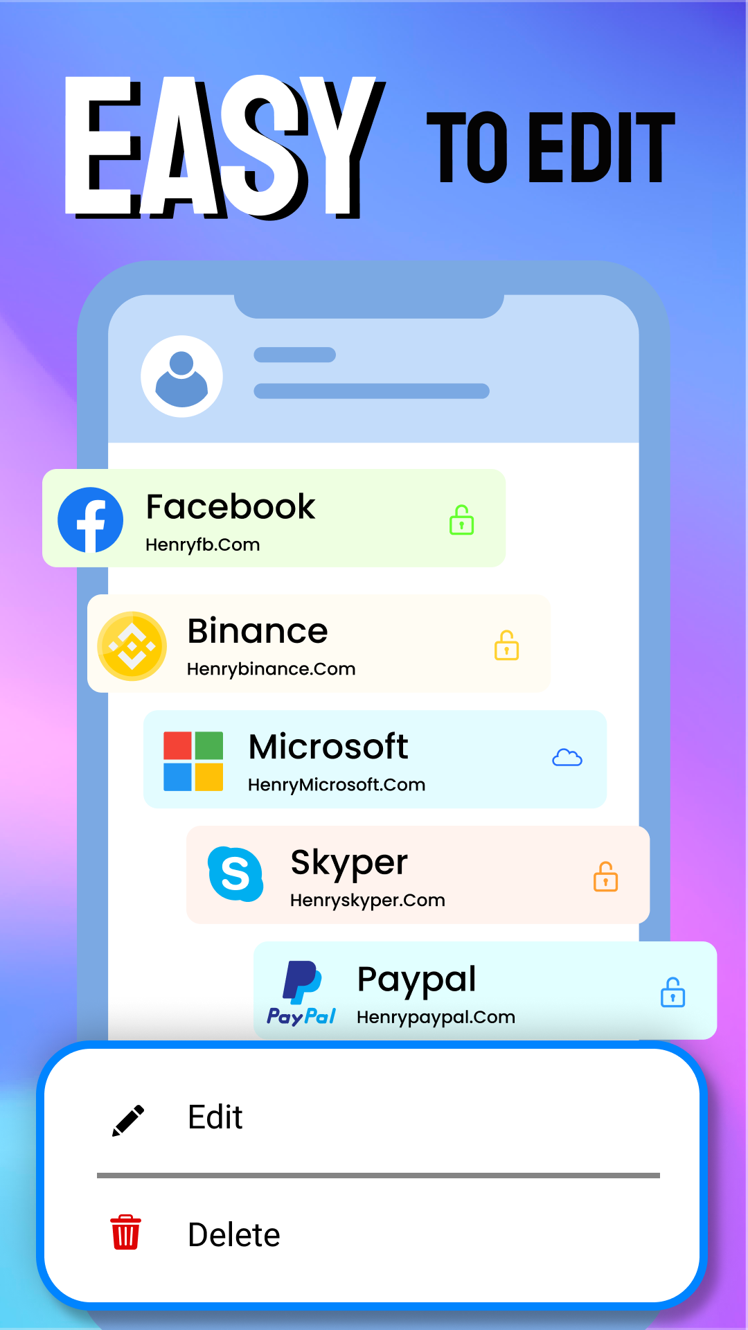 اسکرین شات 5 برنامه Authenticator: 2FA, Password