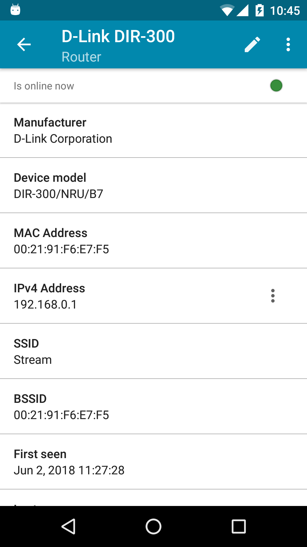 اسکرین شات برنامه PingTools Network Utilities 5