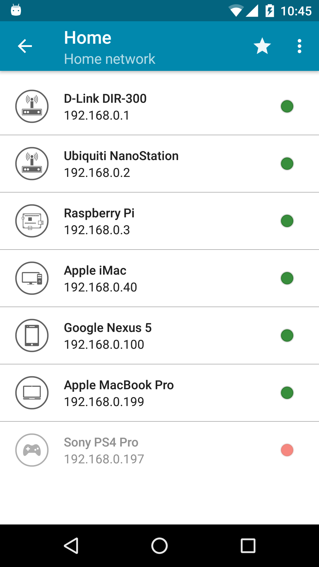 اسکرین شات برنامه PingTools Network Utilities 4