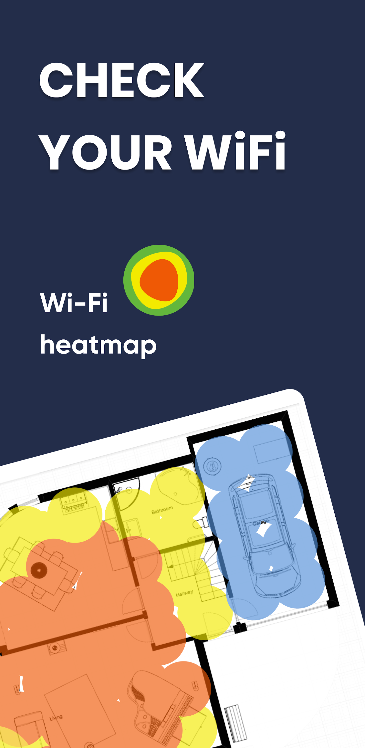 اسکرین شات 1 برنامه WiFi Heatmap