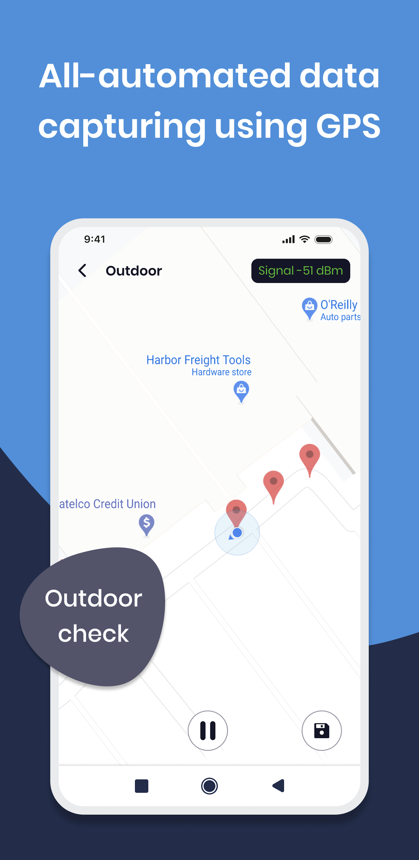 اسکرین شات 5 برنامه WiFi Heatmap