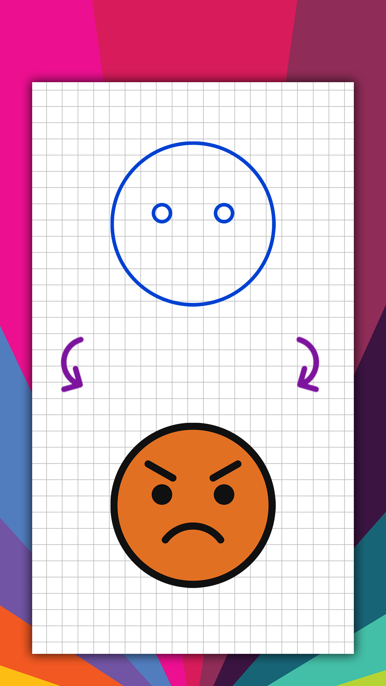 اسکرین شات 7 برنامه How to draw emoticons, emoji