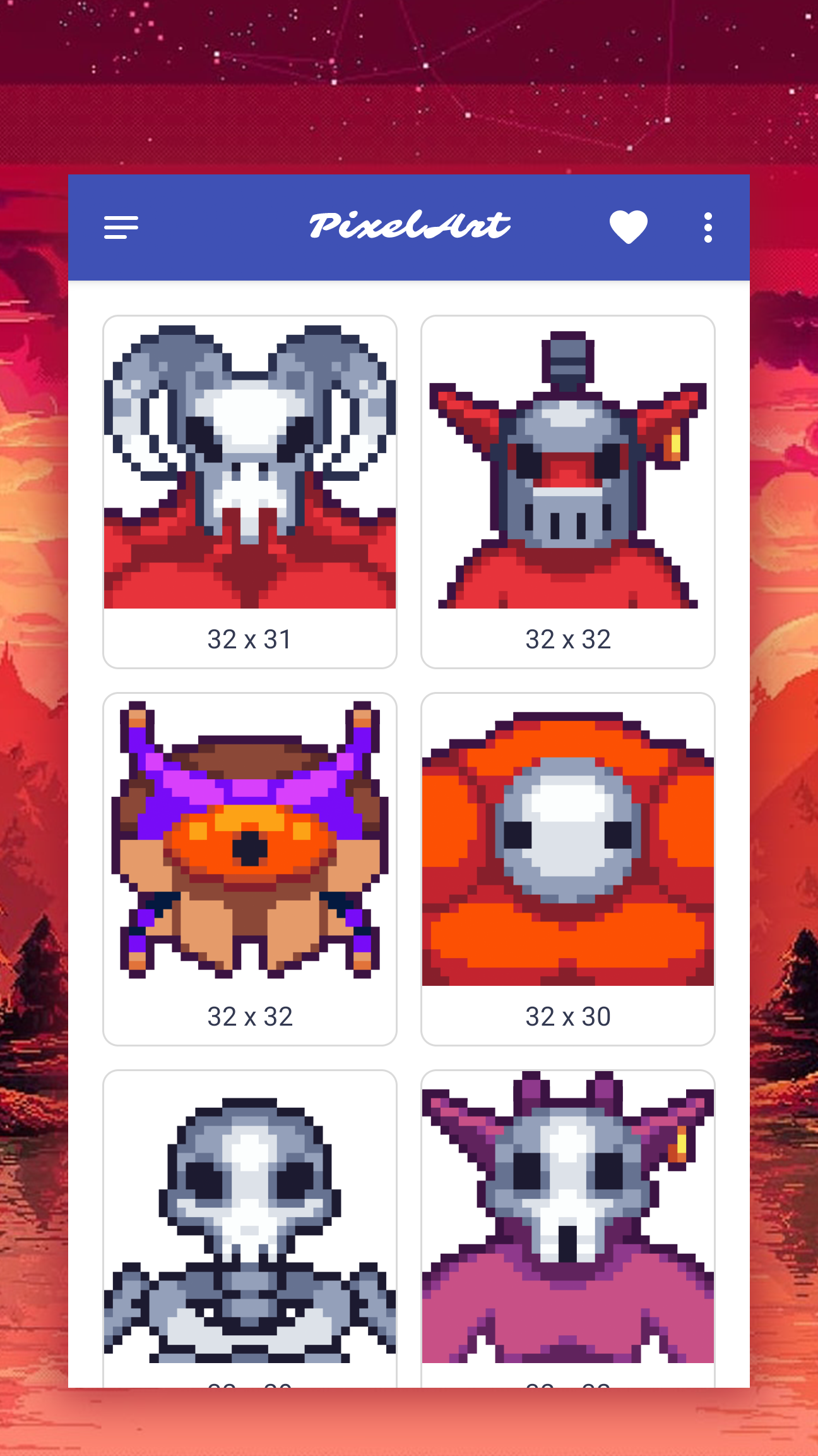 اسکرین شات 2 برنامه How to draw pixel monsters