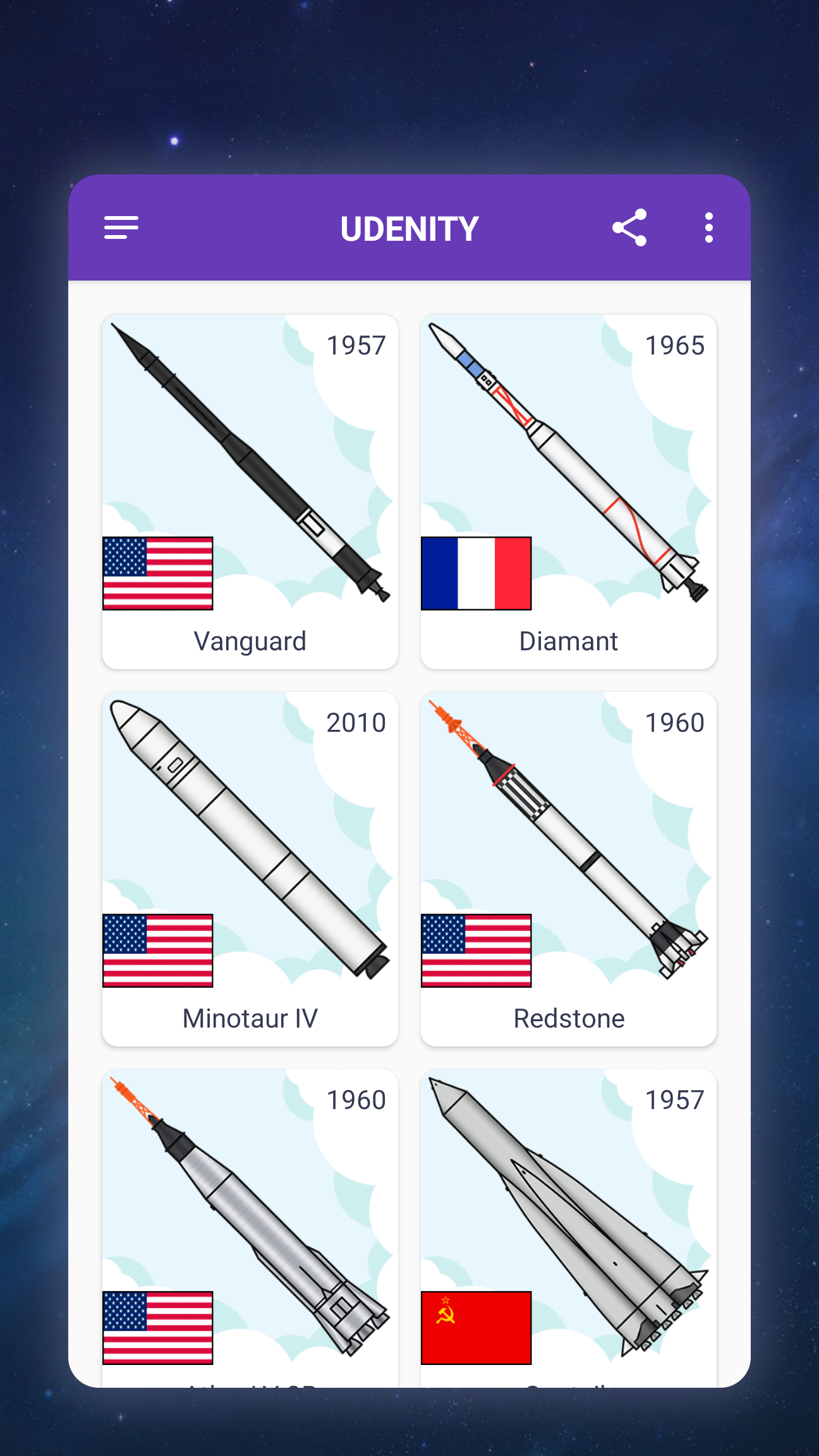 اسکرین شات 3 برنامه How to draw rockets by steps