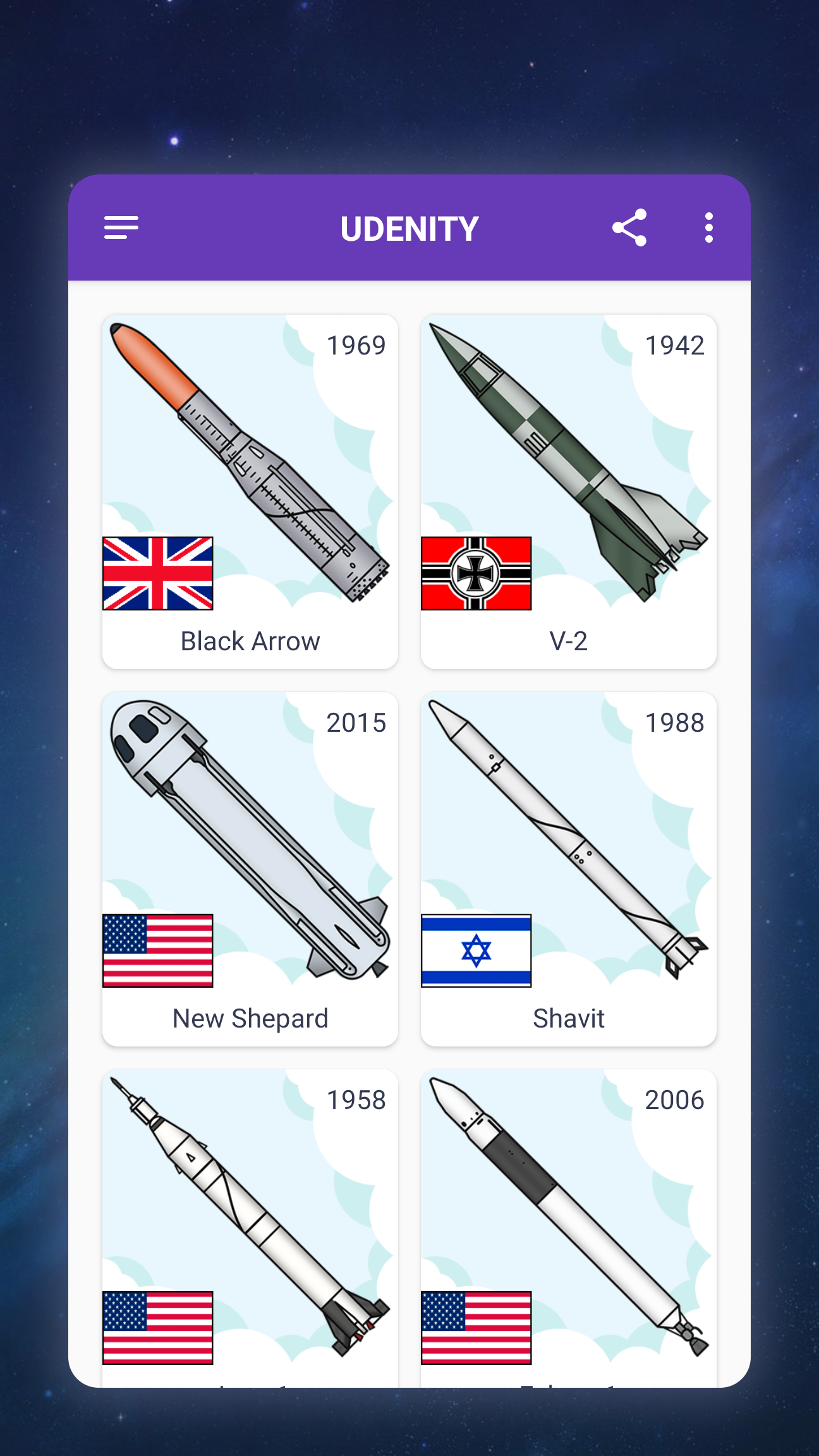 اسکرین شات 2 برنامه How to draw rockets by steps