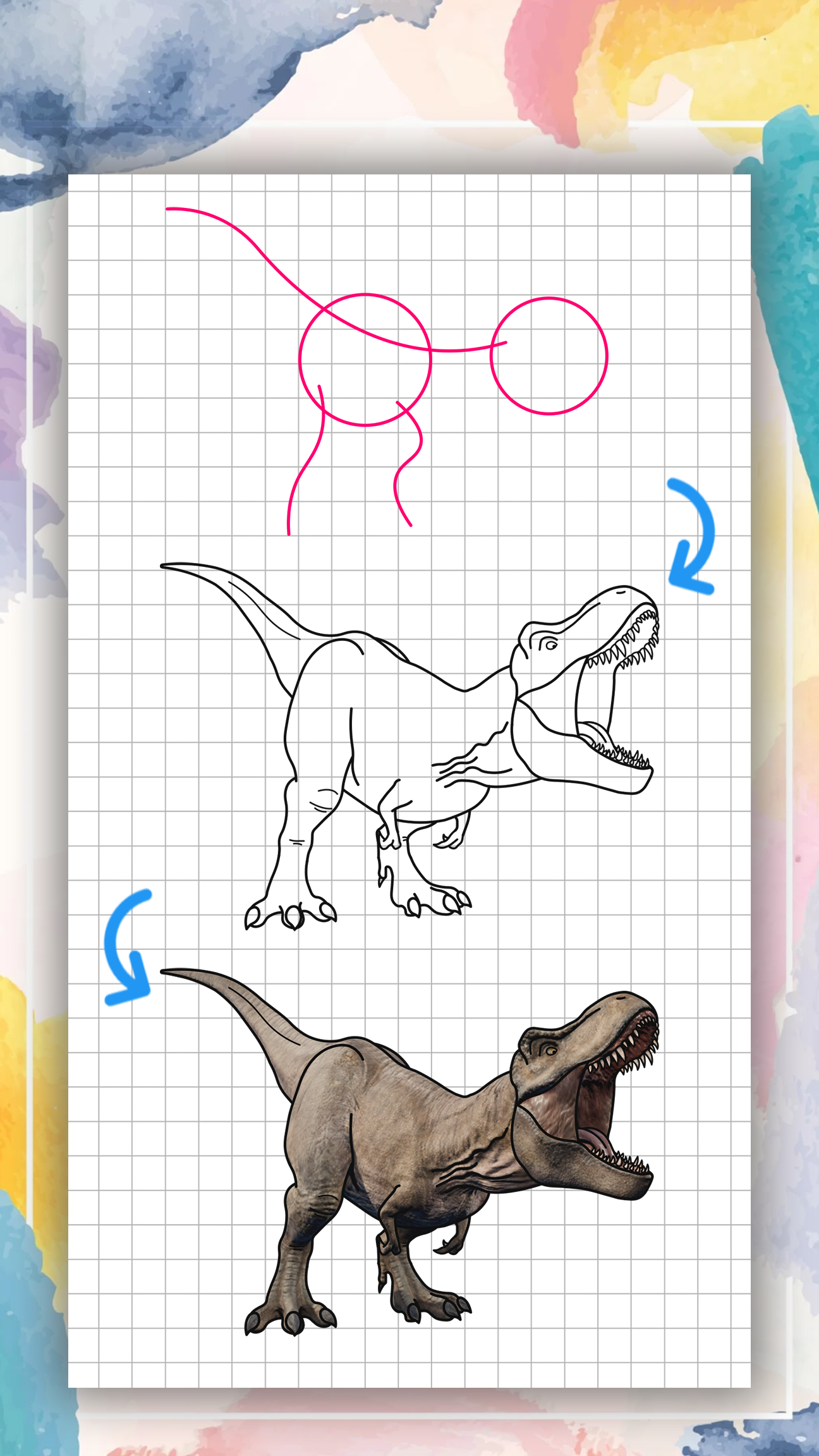 اسکرین شات 8 برنامه How to draw - learn to draw