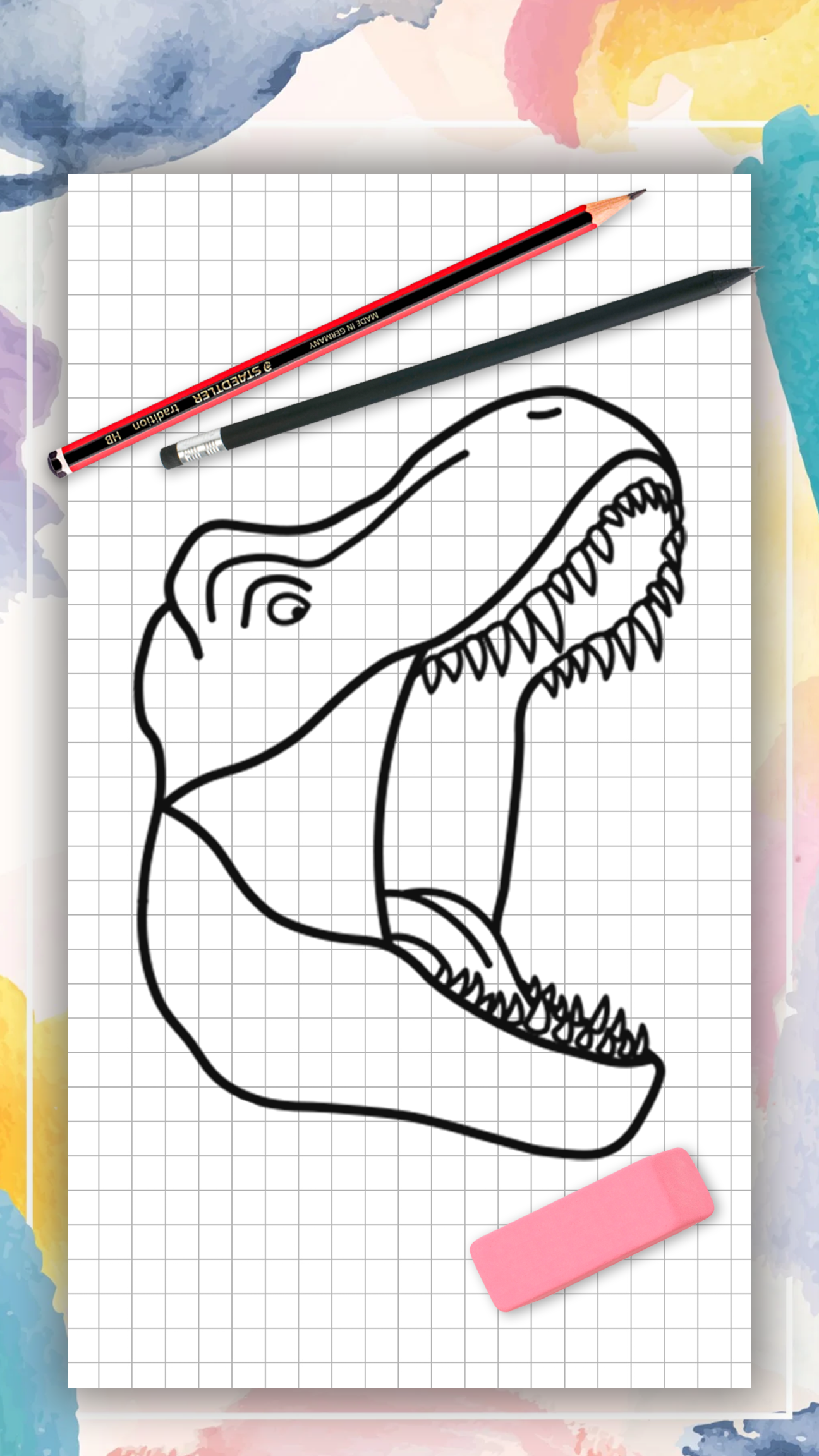 اسکرین شات 1 برنامه How to draw - learn to draw