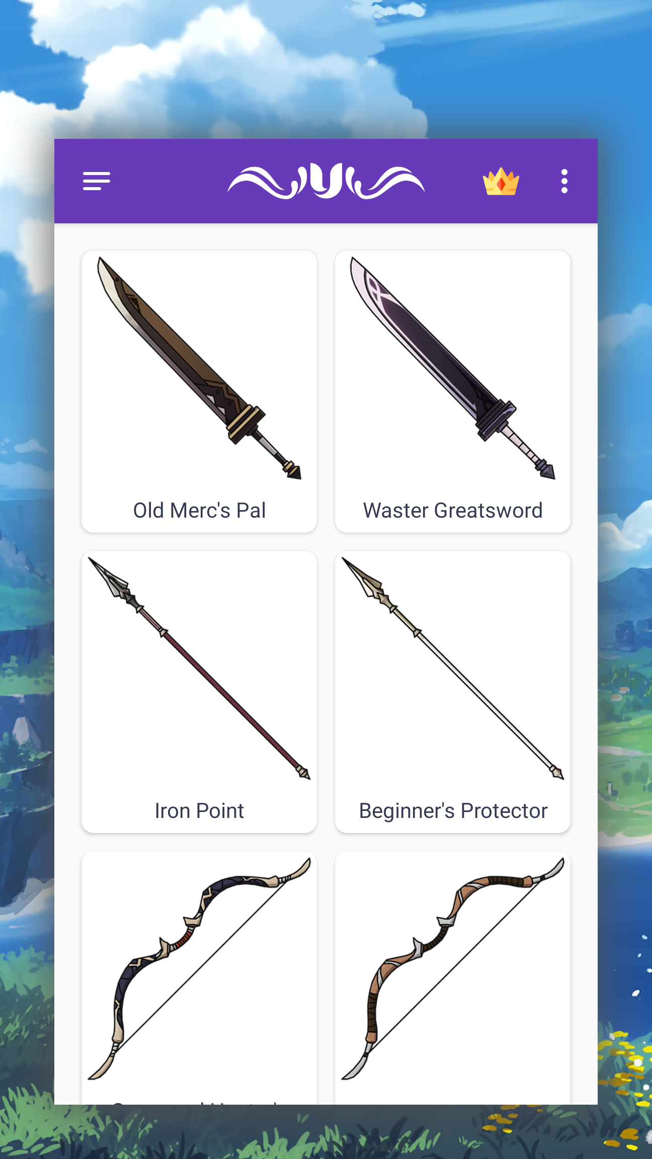 اسکرین شات 2 برنامه How to draw genshin weapons