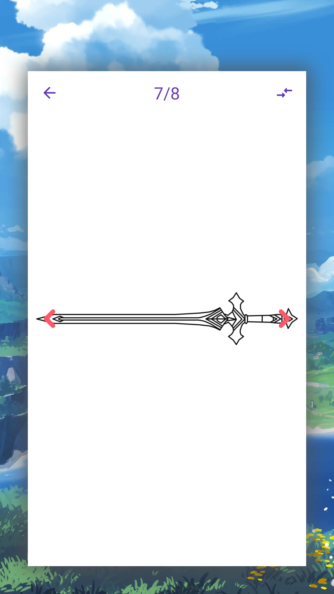 اسکرین شات 5 برنامه How to draw genshin weapons