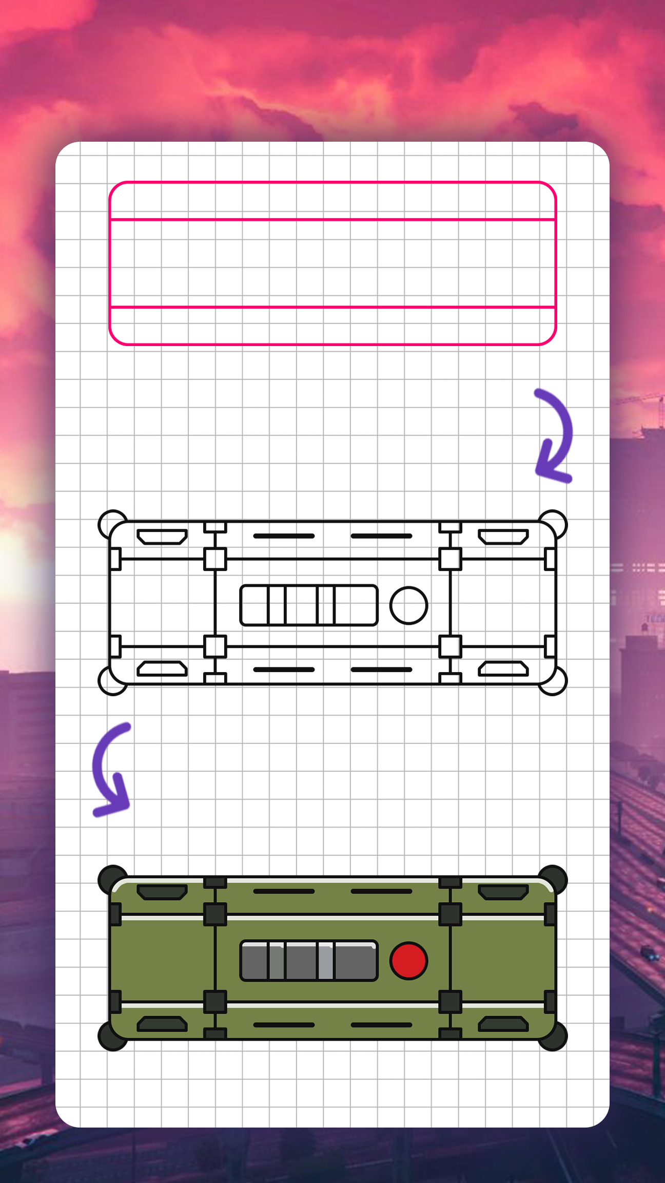 اسکرین شات 8 برنامه How to draw game weapons