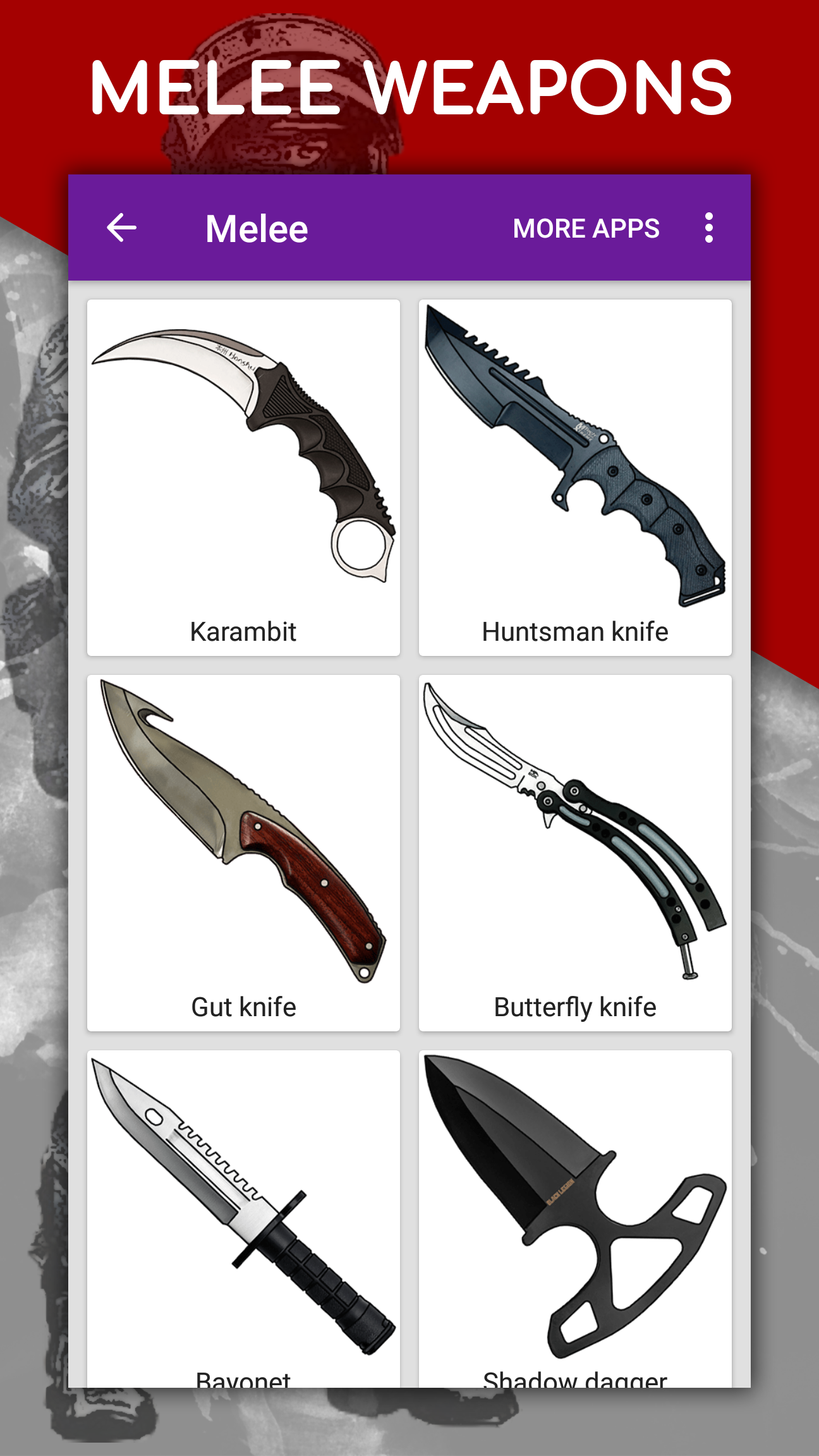 اسکرین شات 3 برنامه How to draw weapons by steps