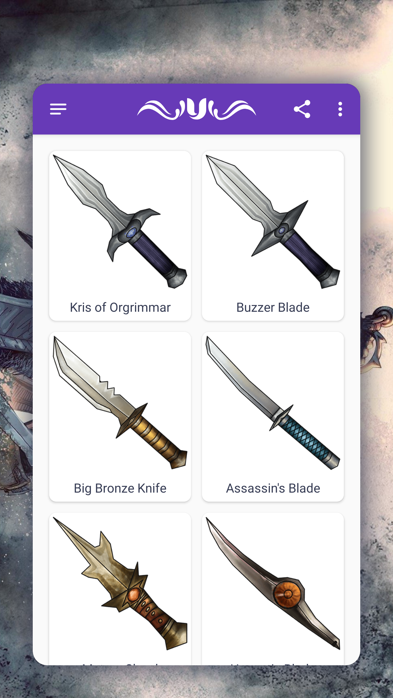 اسکرین شات 4 برنامه How to draw weapons. Daggers