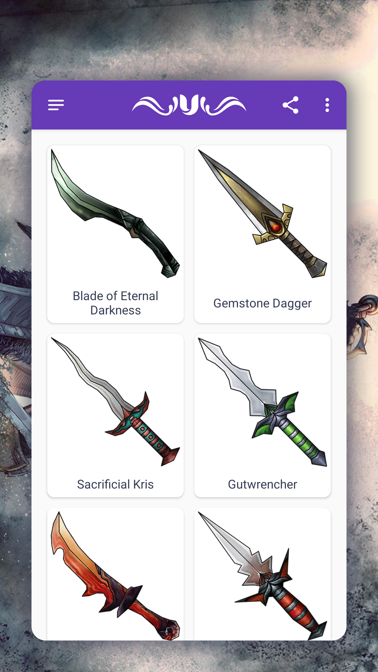 اسکرین شات 5 برنامه How to draw weapons. Daggers