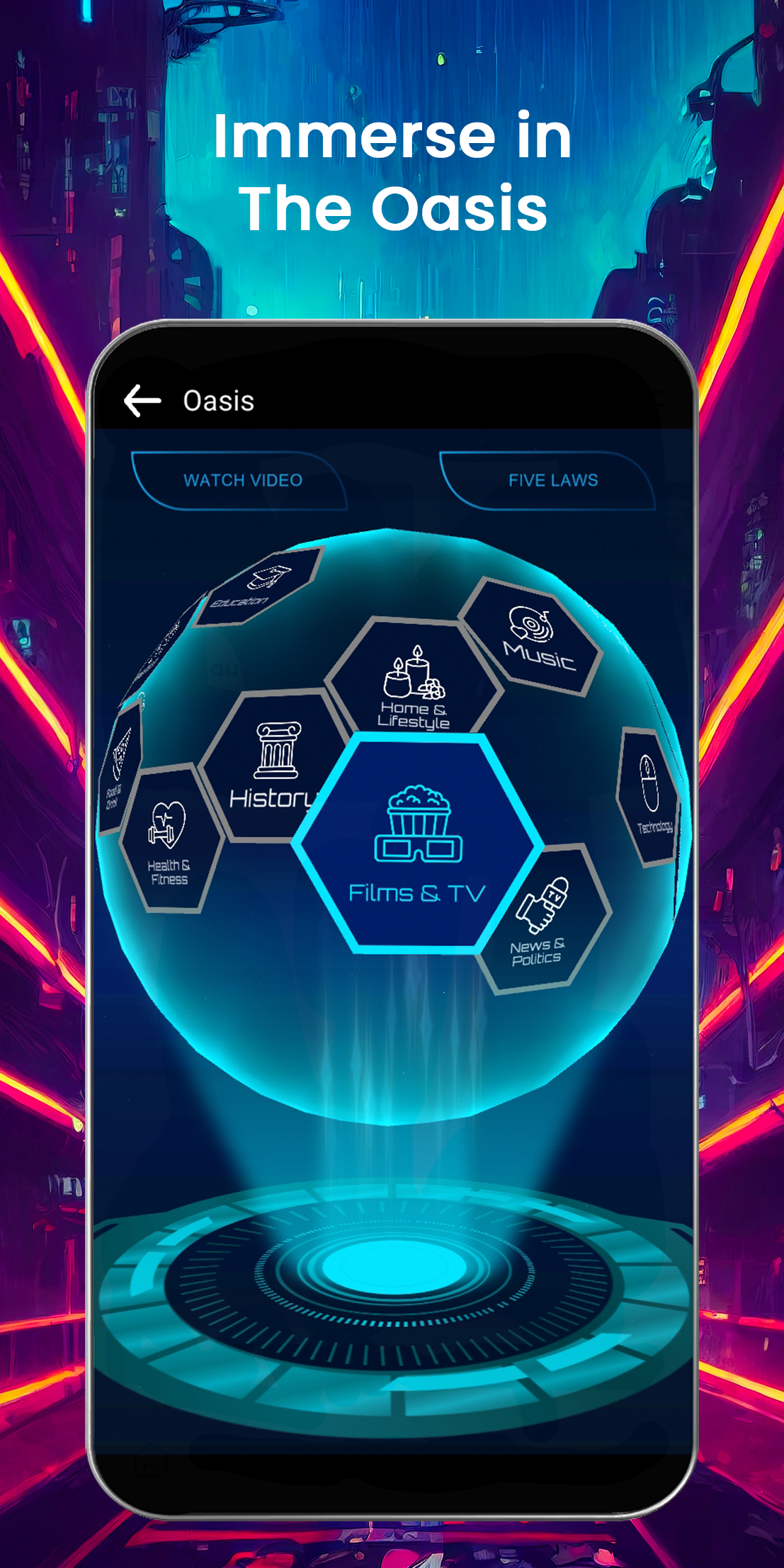 اسکرین شات 6 برنامه Uhive: AI-Powered Social