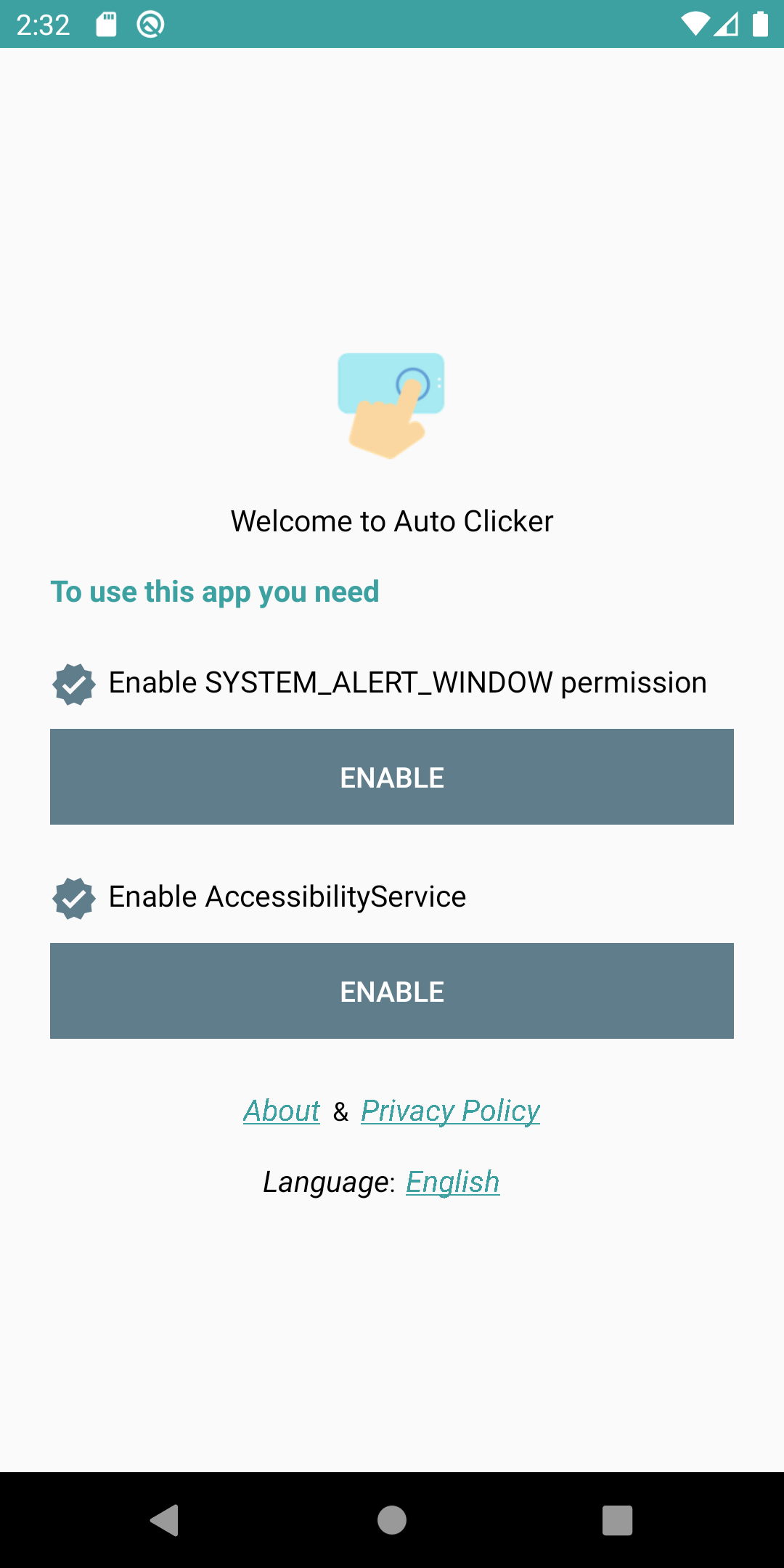 اسکرین شات برنامه Auto Clicker Lite 2
