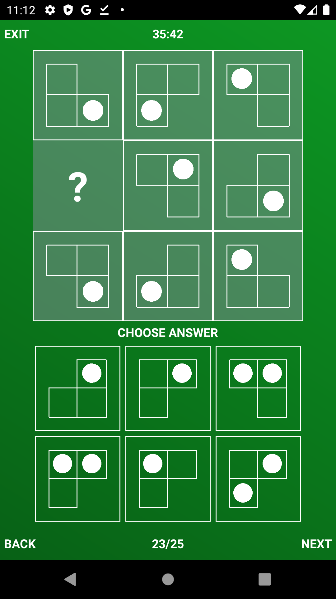 اسکرین شات 2 برنامه IQ Test
