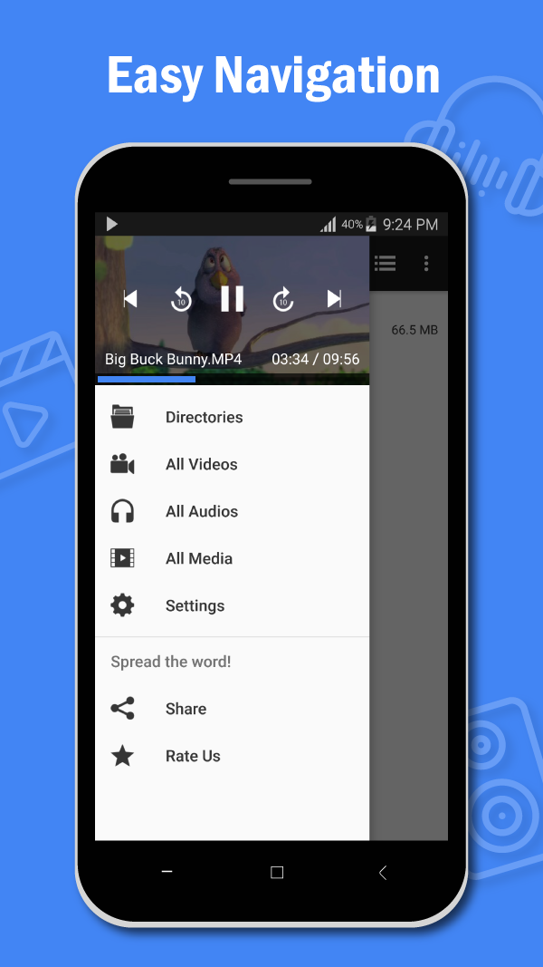 اسکرین شات 7 برنامه Full HD Video Player