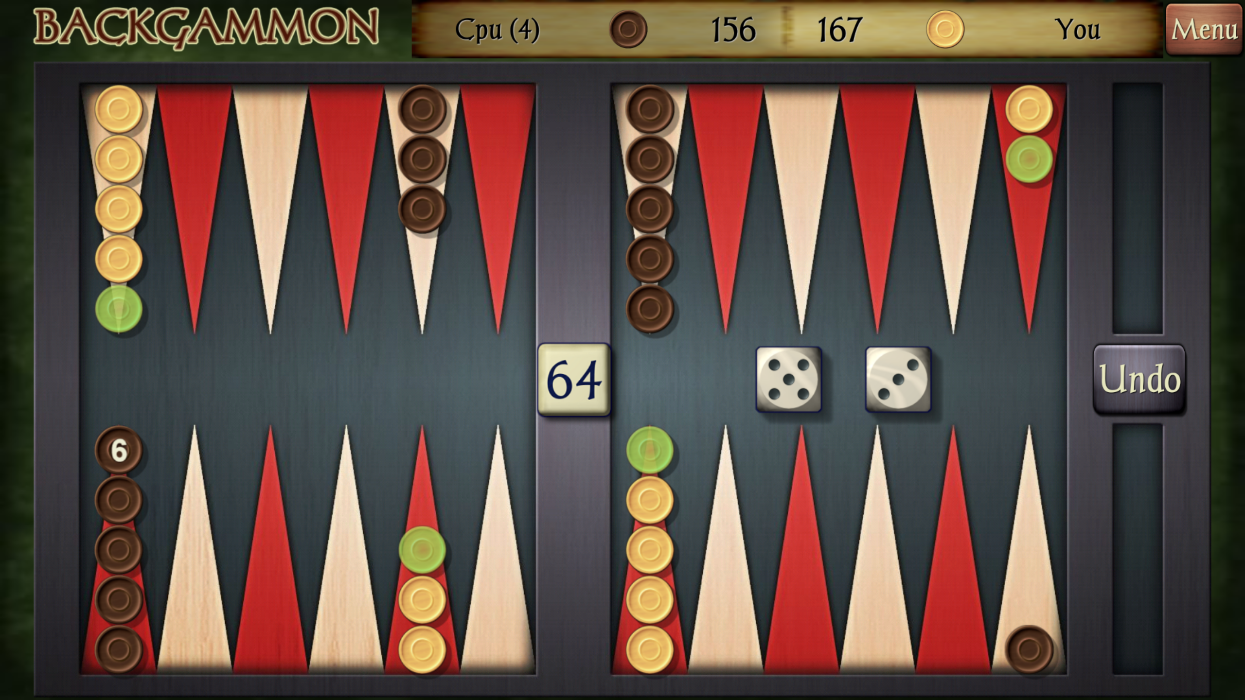 اسکرین شات 5 بازی Backgammon