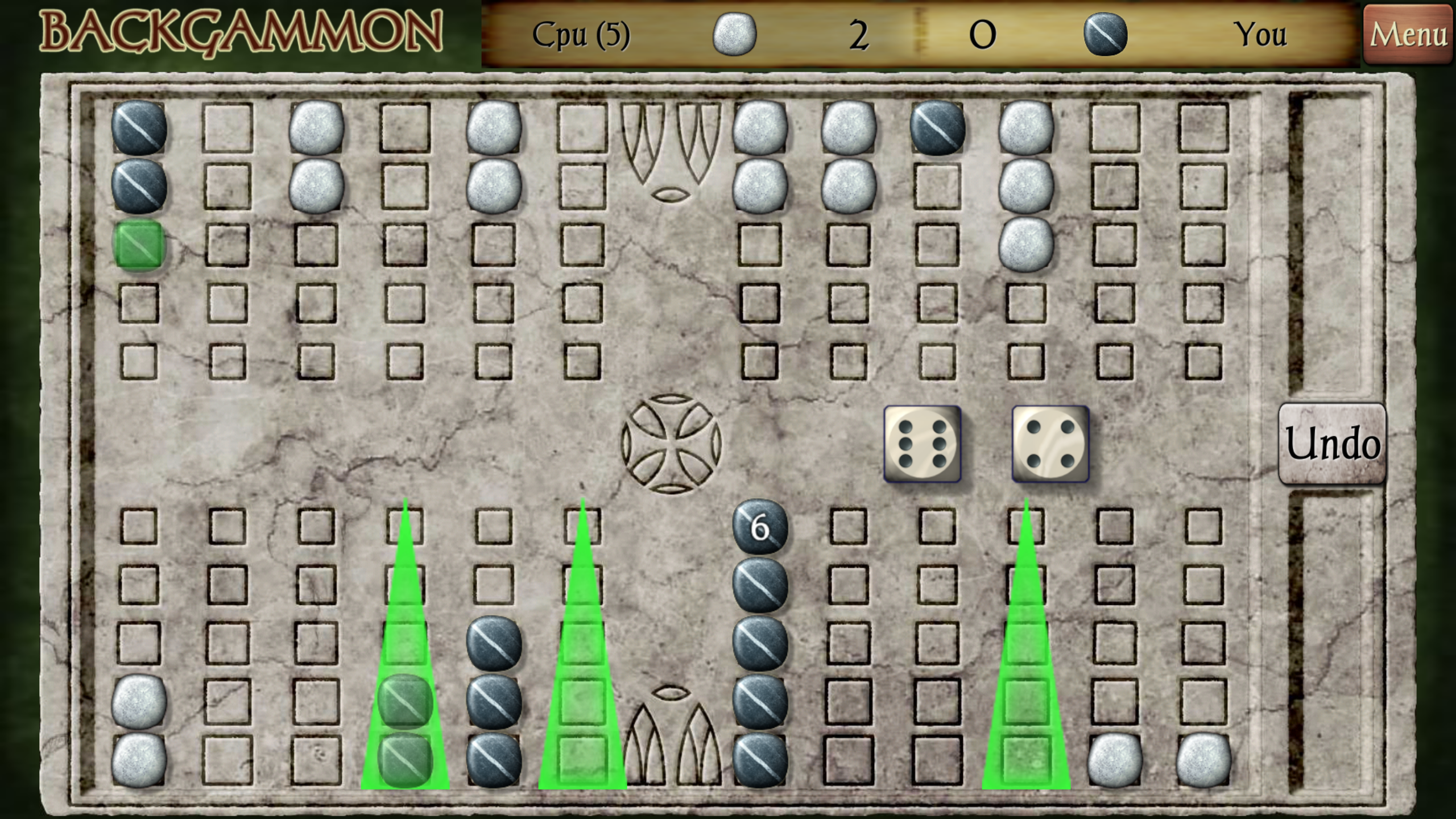 اسکرین شات 7 بازی Backgammon