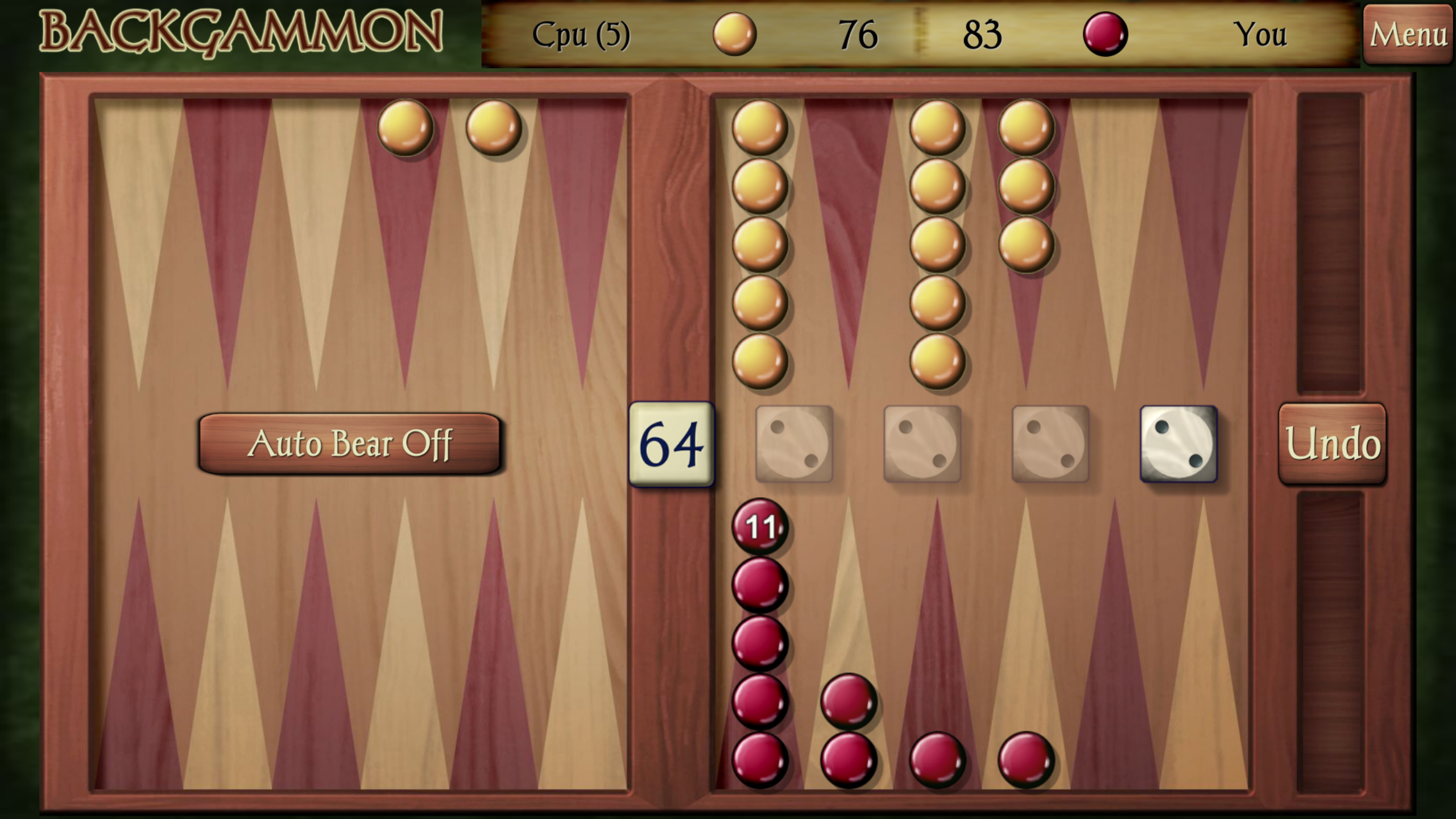 اسکرین شات 3 بازی Backgammon