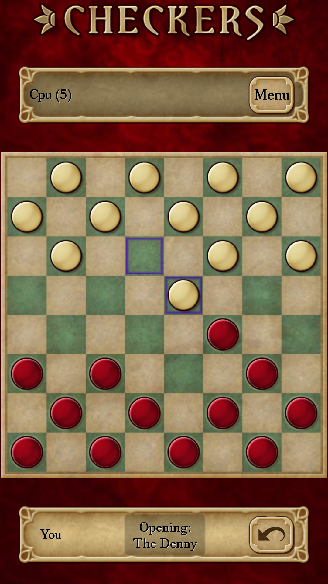 اسکرین شات 1 بازی Checkers