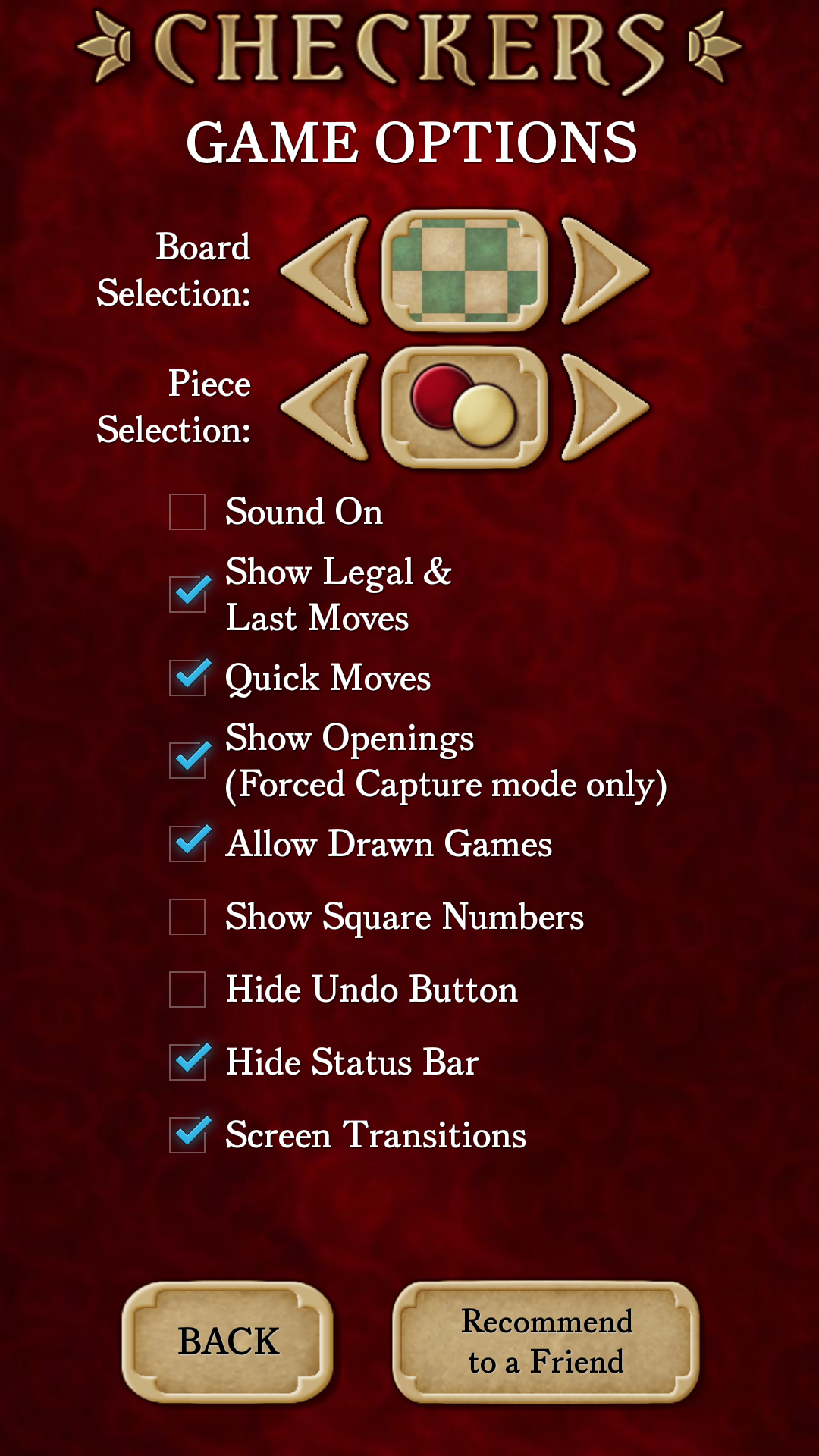 اسکرین شات 4 بازی Checkers