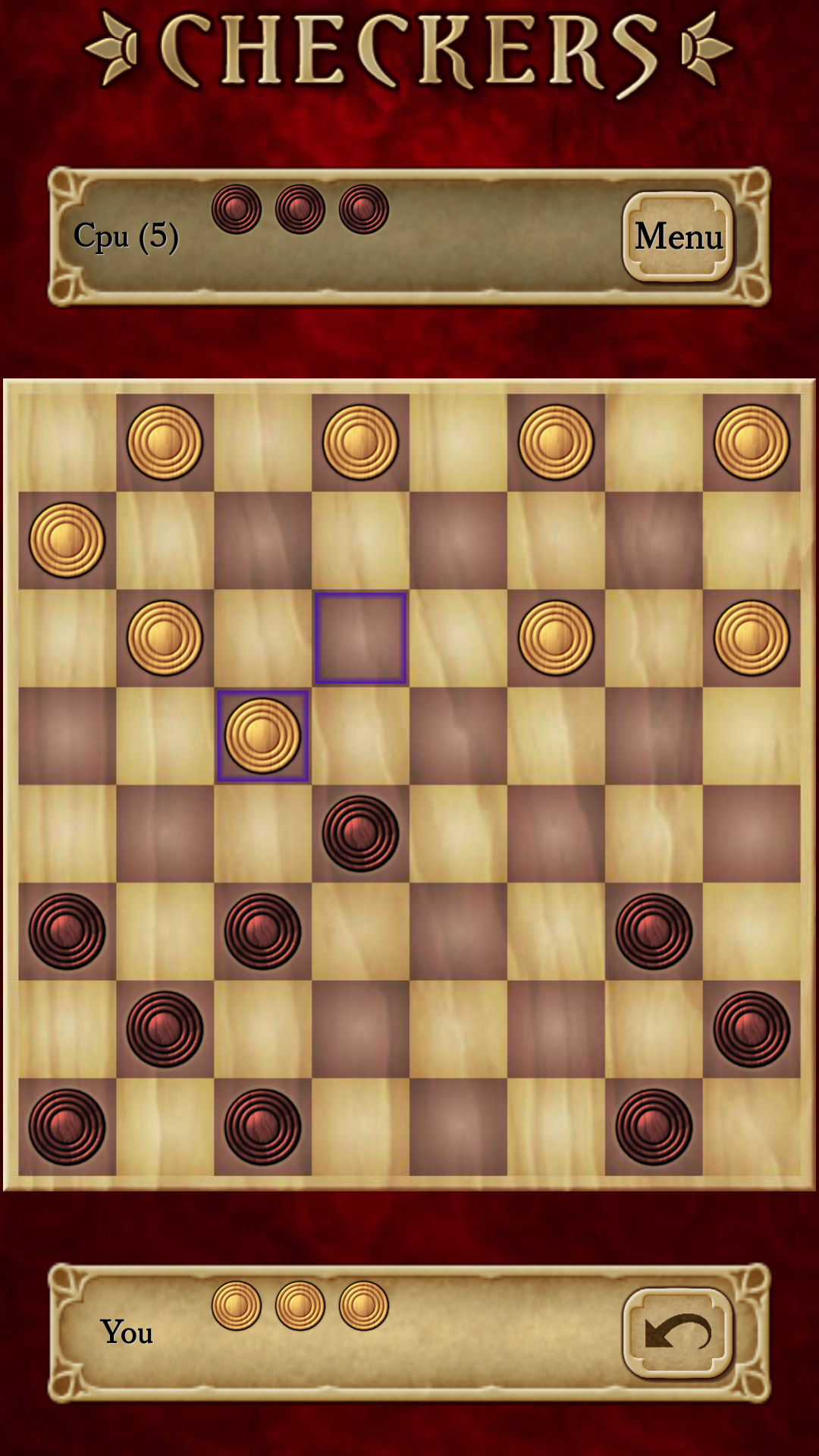 اسکرین شات 2 بازی Checkers