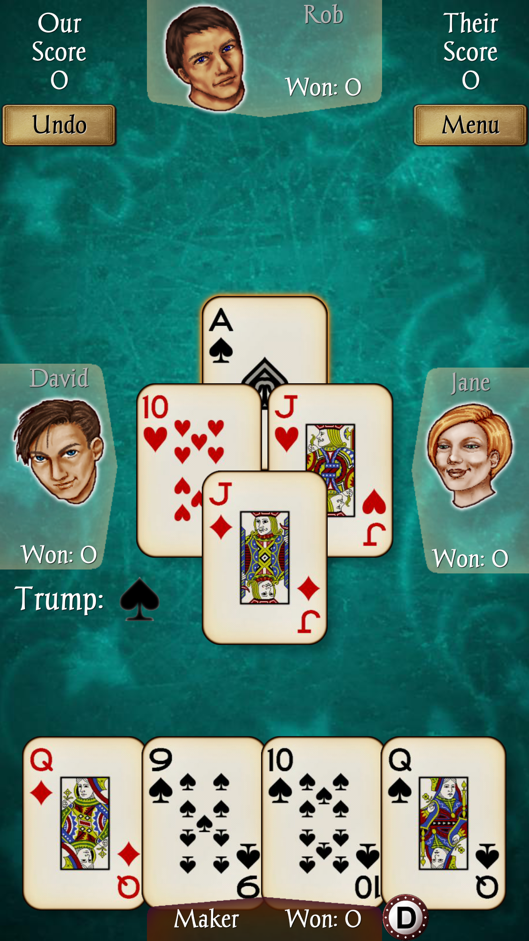 اسکرین شات 2 بازی Euchre