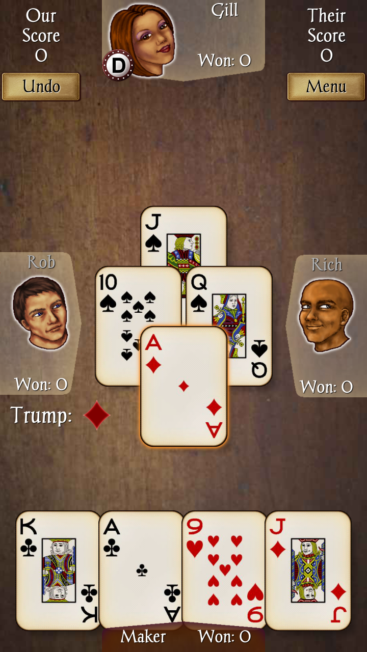 اسکرین شات 1 بازی Euchre