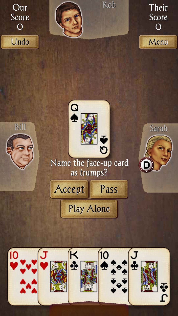 اسکرین شات 3 بازی Euchre