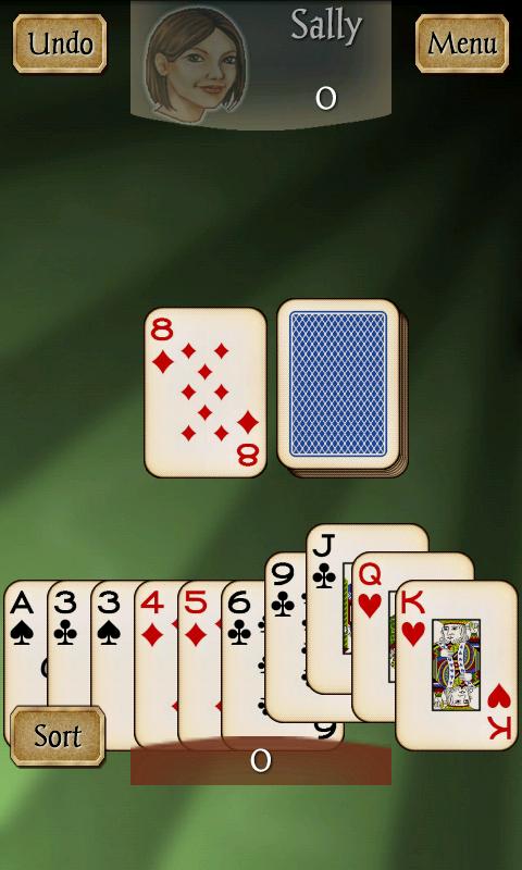 اسکرین شات 1 بازی Gin Rummy