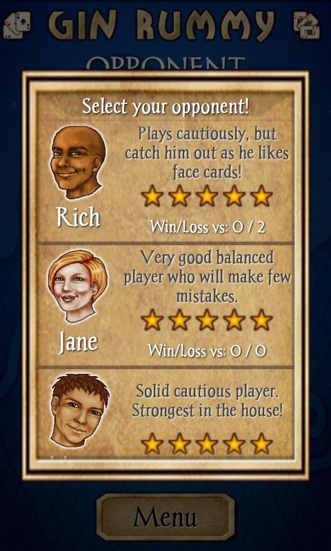 اسکرین شات 3 بازی Gin Rummy