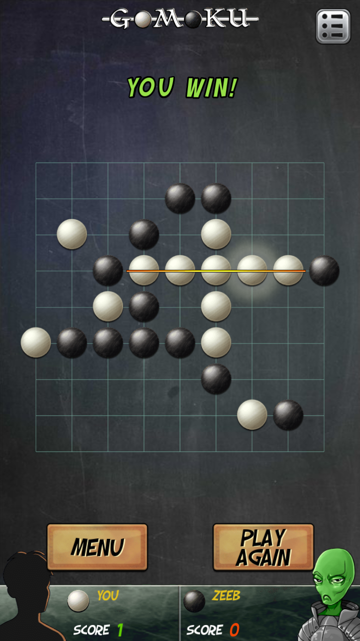 اسکرین شات 5 بازی Gomoku