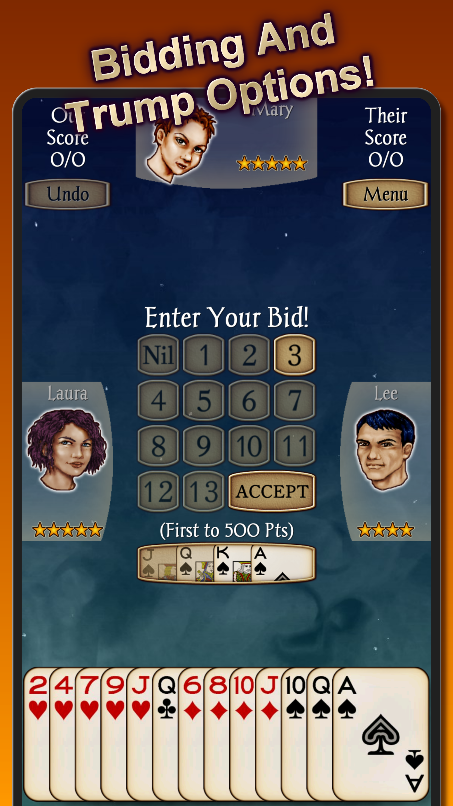 اسکرین شات 5 بازی Spades