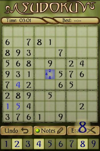 اسکرین شات 1 بازی Sudoku
