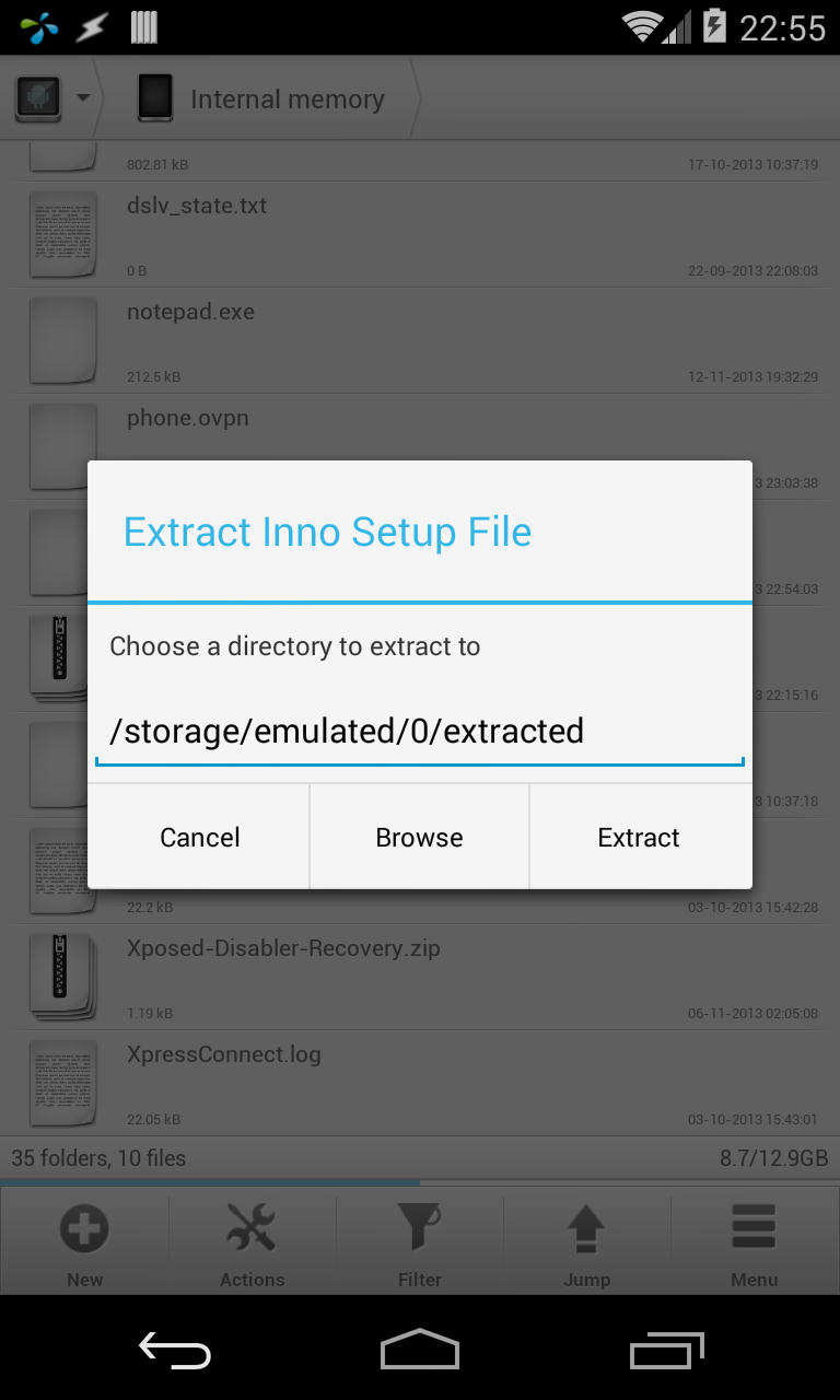اسکرین شات 1 برنامه Inno Setup Extractor