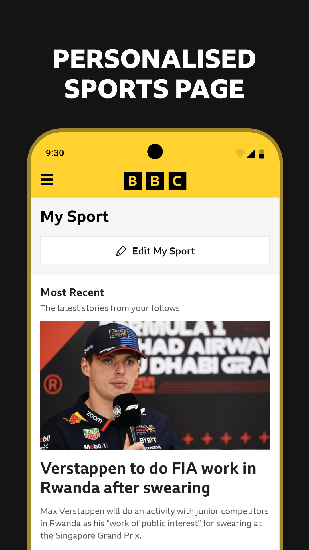 اسکرین شات 7 برنامه BBC Sport - News & Live Scores