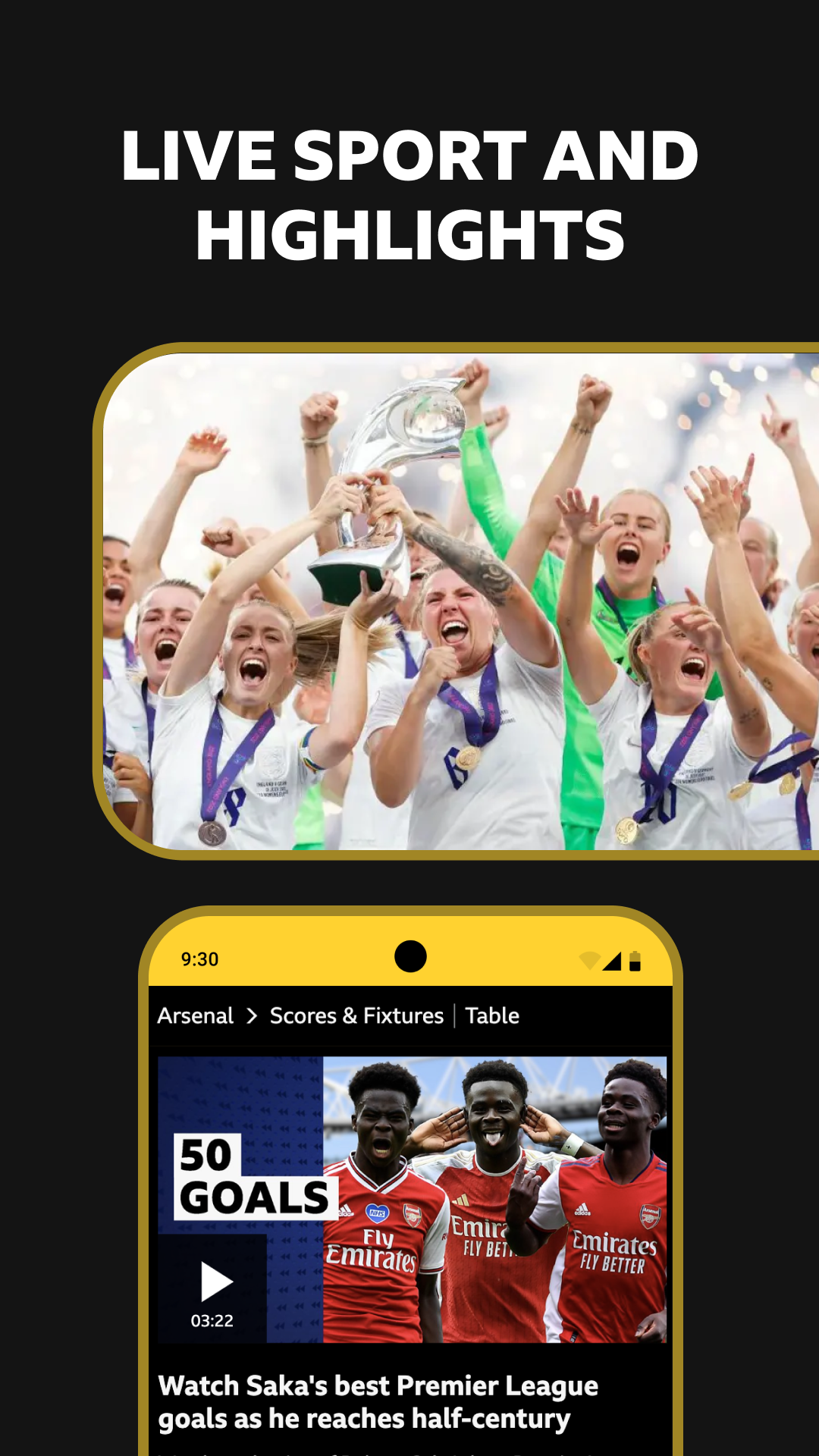 اسکرین شات 4 برنامه BBC Sport - News & Live Scores