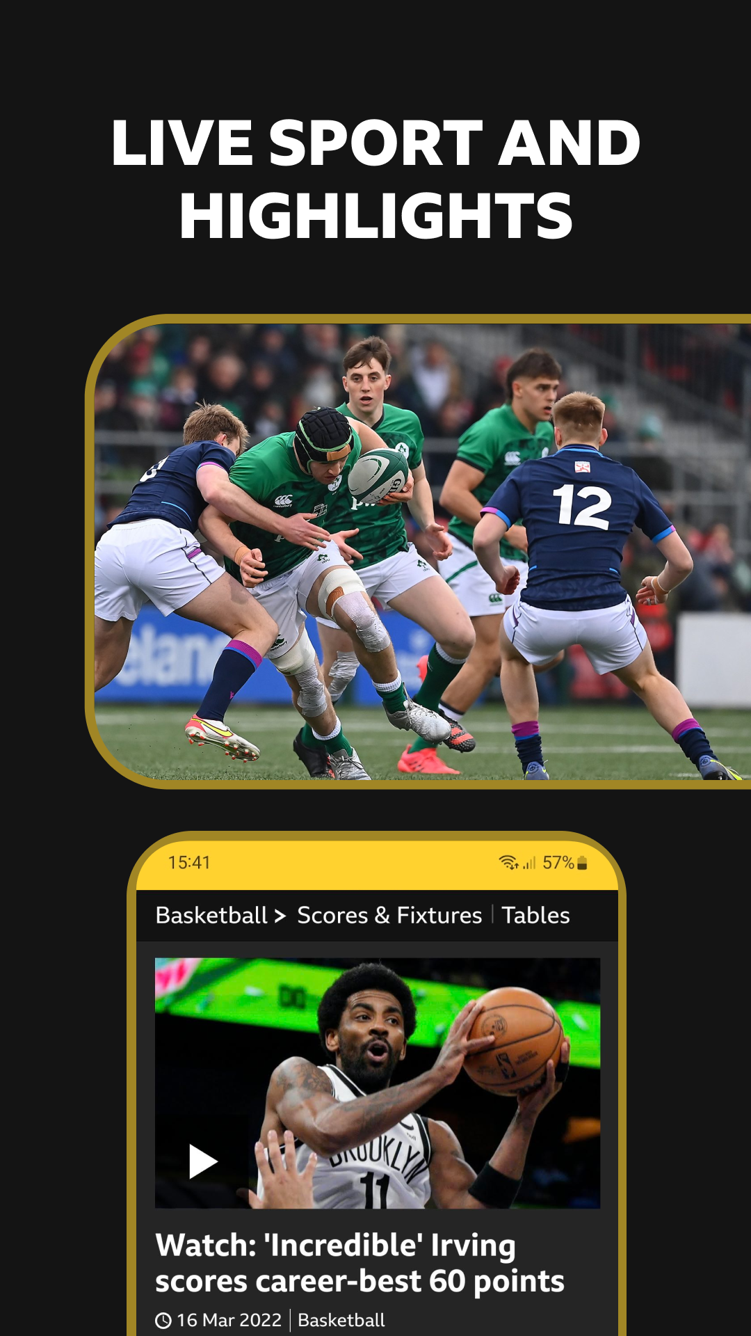 اسکرین شات 2 برنامه BBC Sport - News & Live Scores