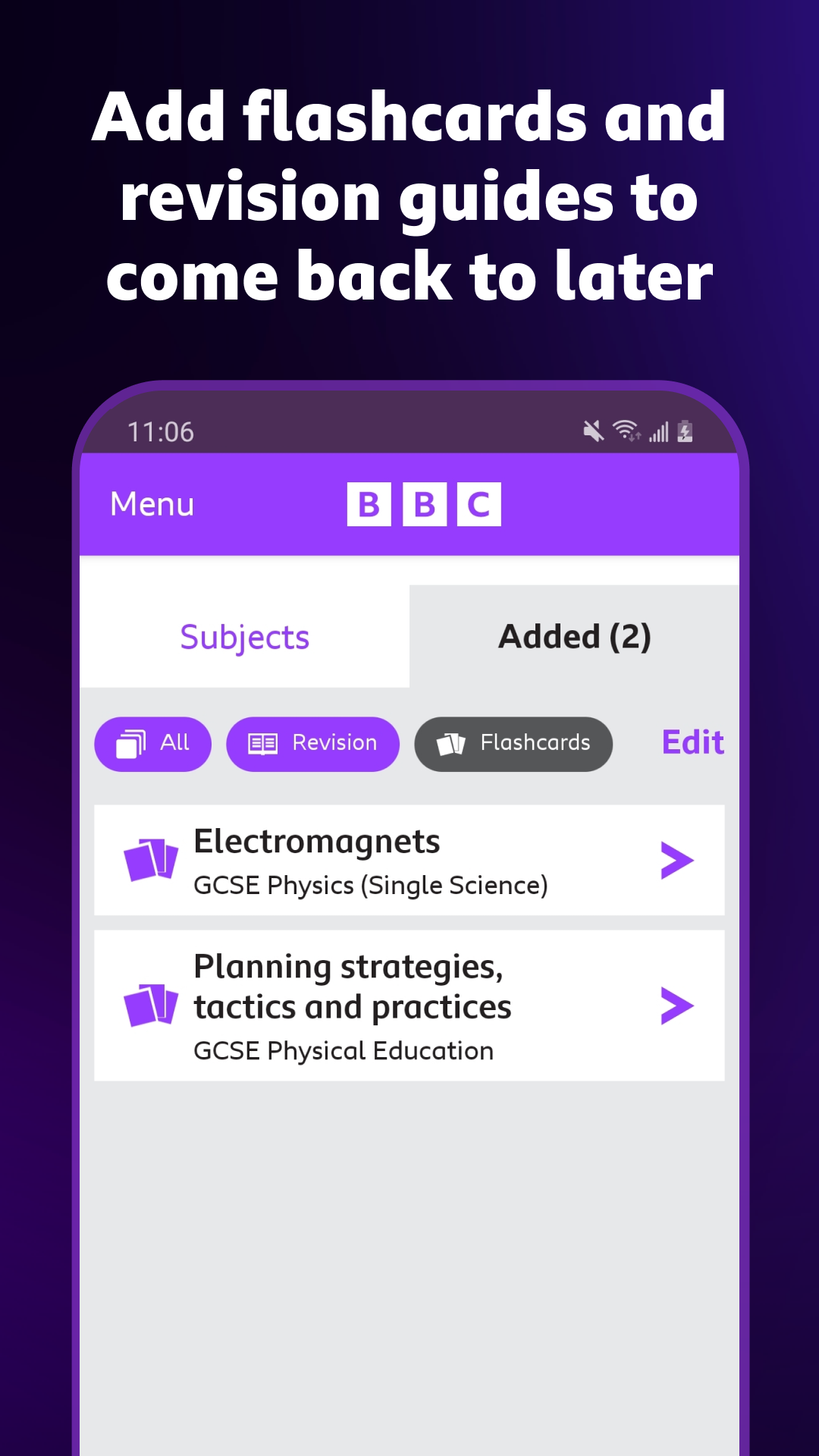 اسکرین شات 3 برنامه BBC Bitesize - Exam Revision