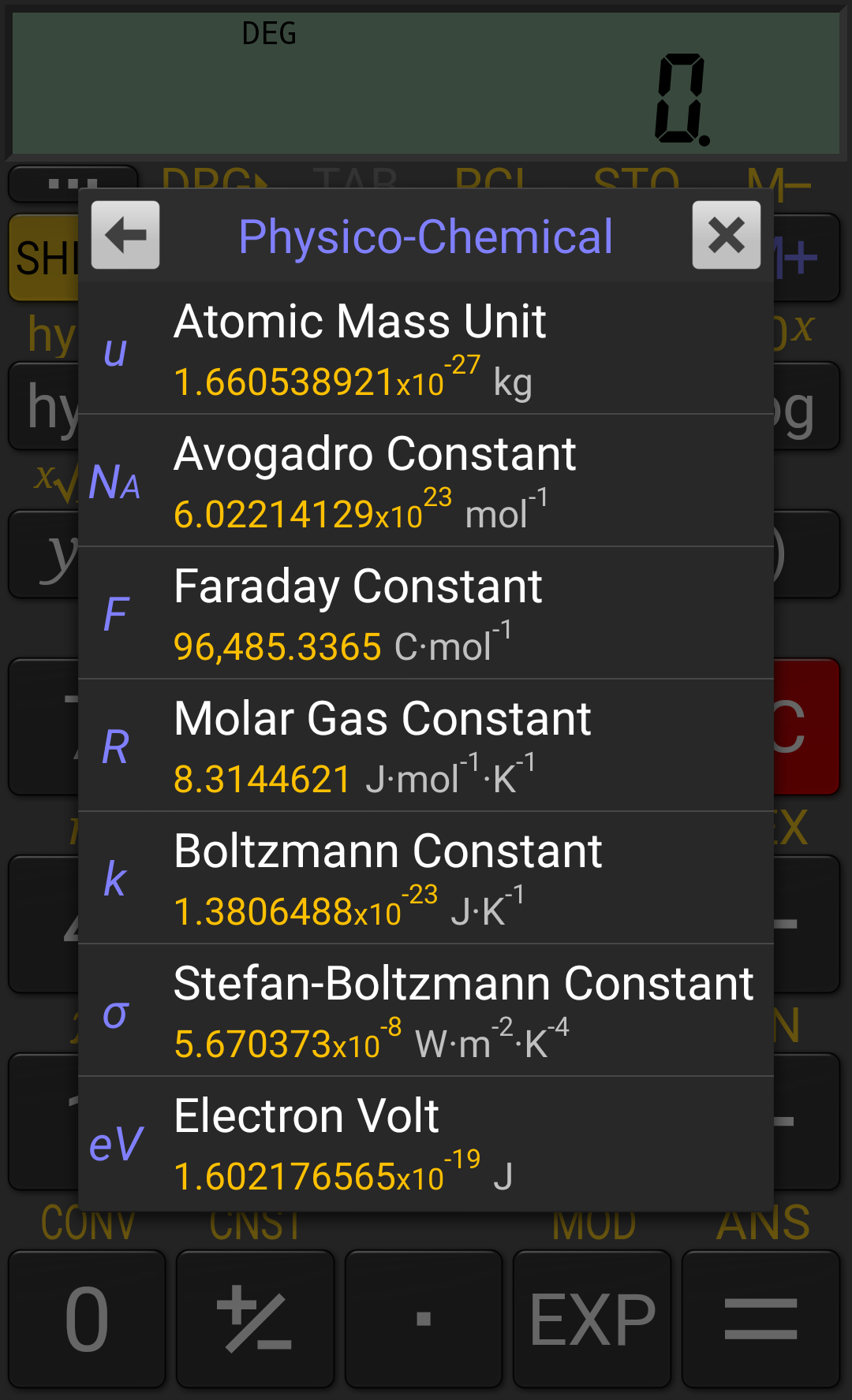 اسکرین شات 8 برنامه RealCalc Scientific Calculator