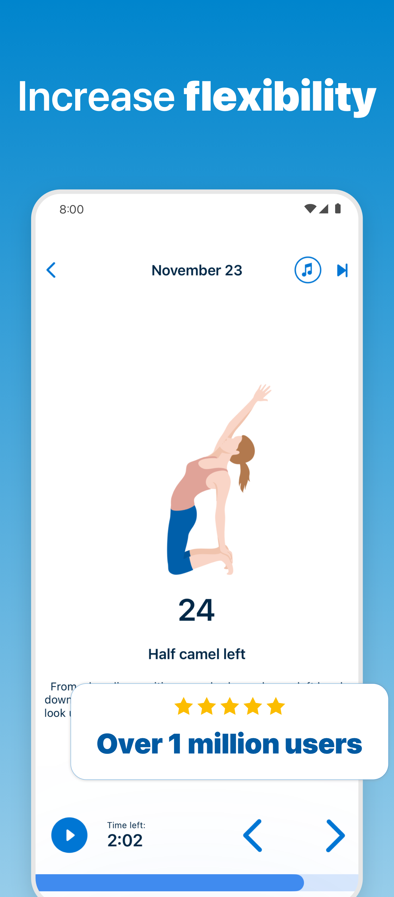 اسکرین شات 4 برنامه 5 Minute Yoga