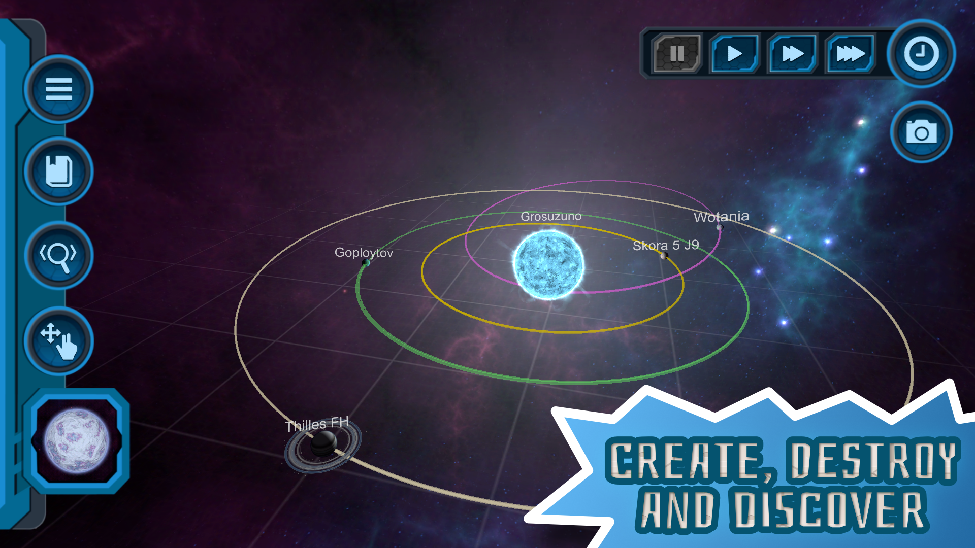 اسکرین شات 2 بازی Pocket Galaxy - Space Sandbox