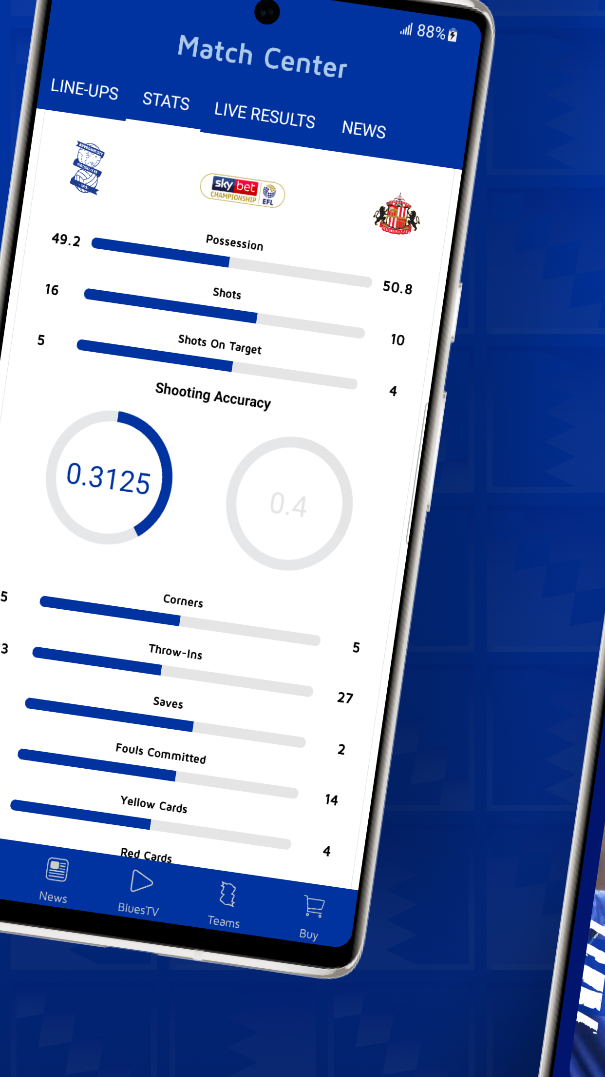 اسکرین شات 4 برنامه Birmingham City FC