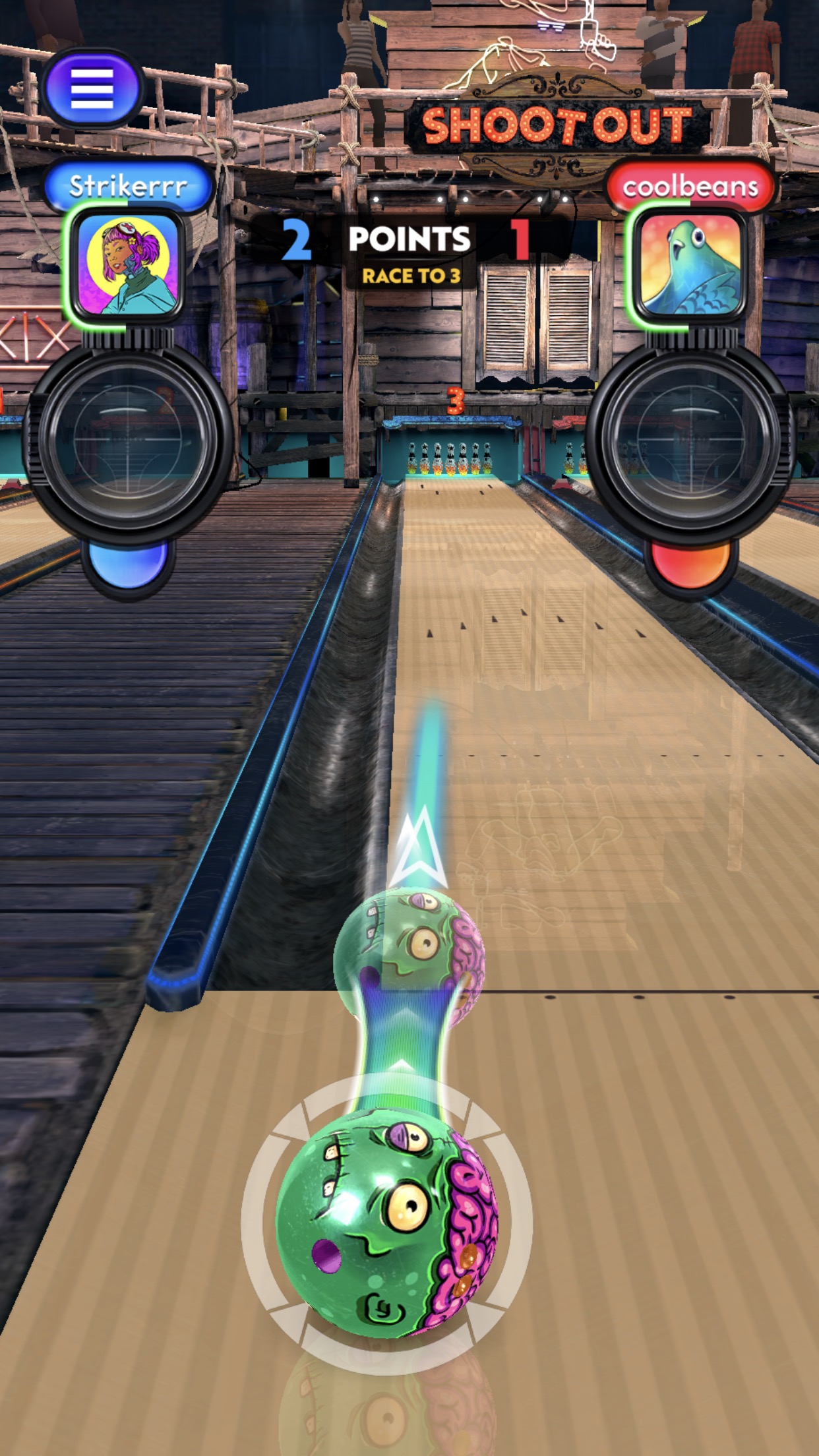 اسکرین شات 2 بازی Bowling Fury: Ten Pin King
